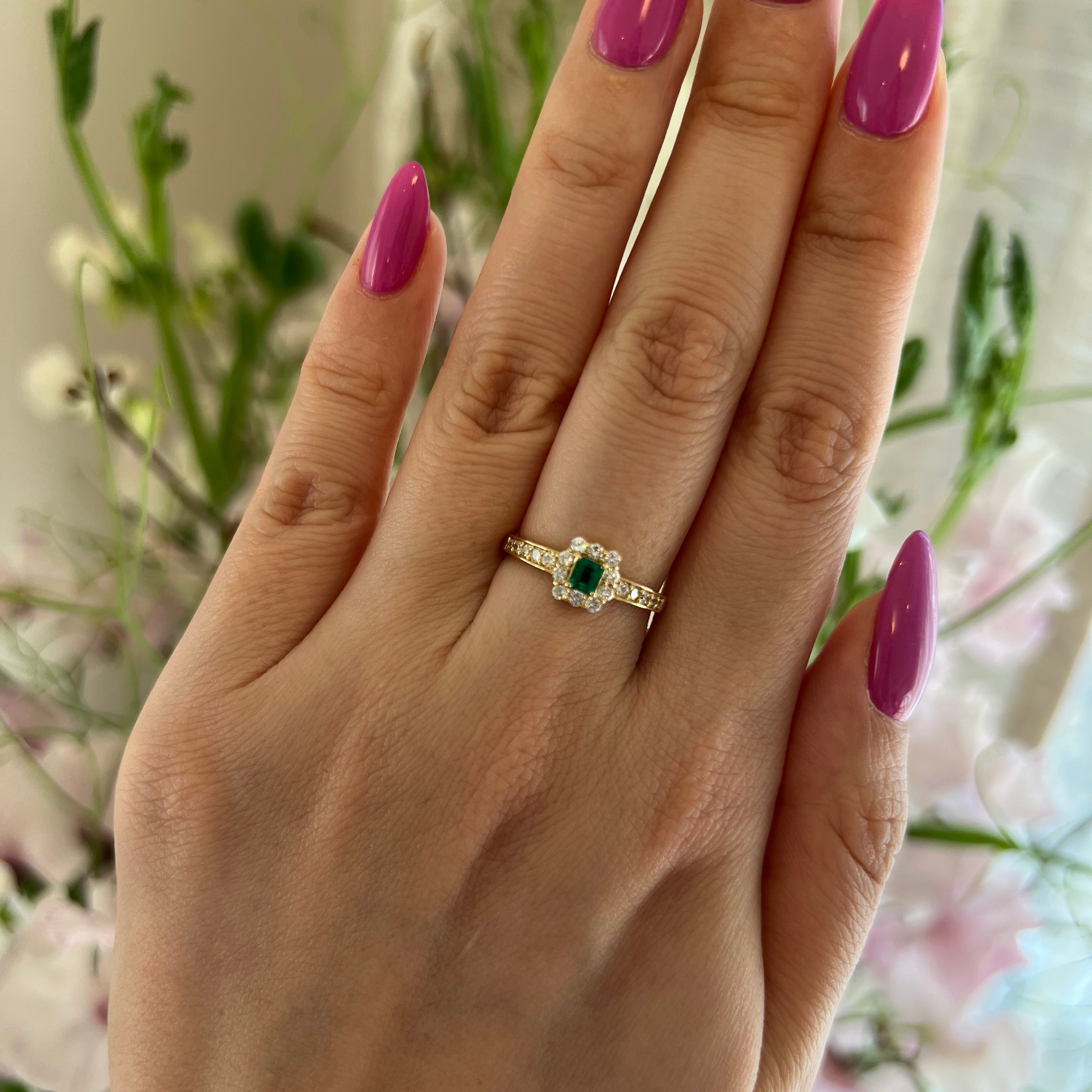 ブランシェ　PS エメラルド リング｜A Jewelry Box 公式通販サイト