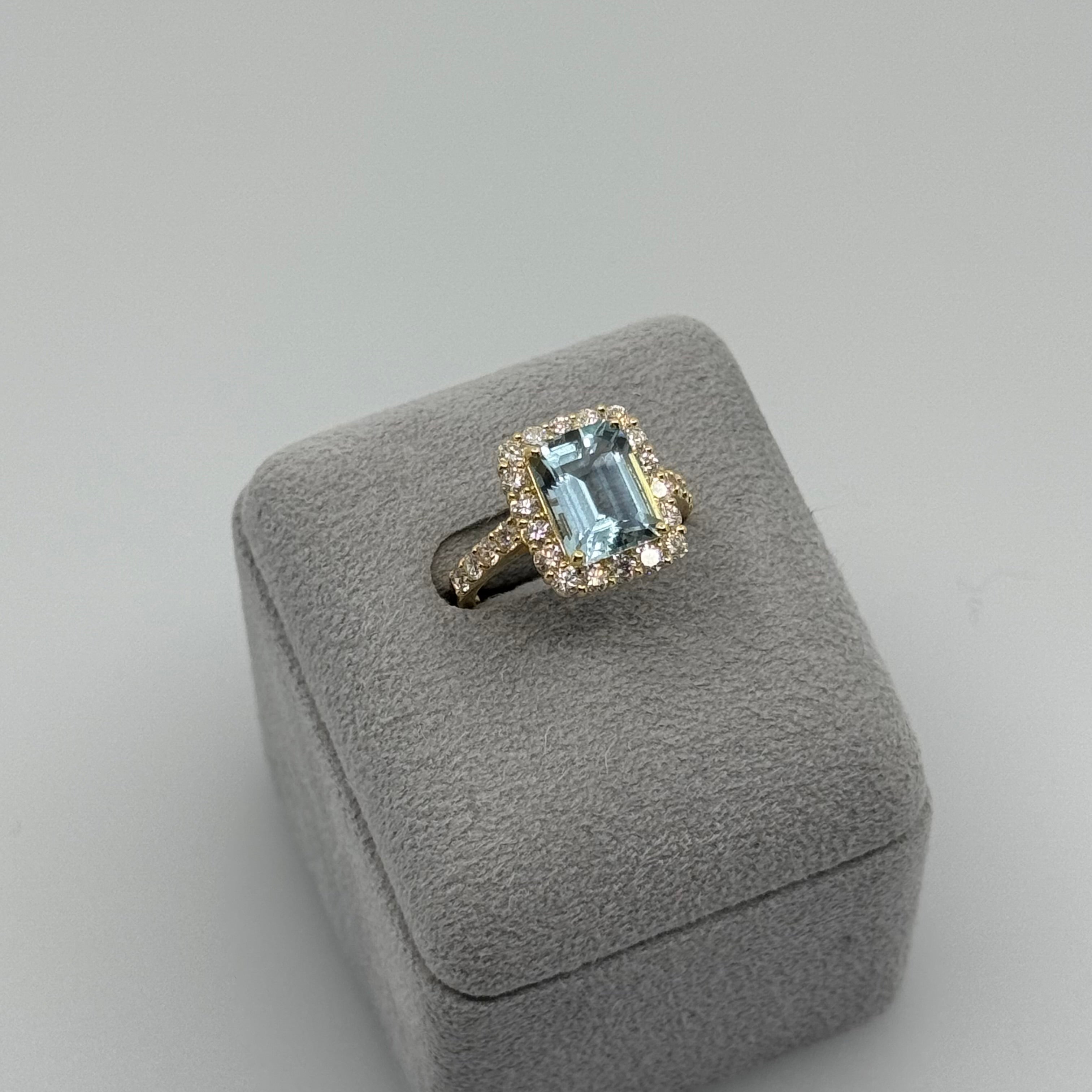 ［湖のドレス］リング アクアマリン｜A Jewelry Box 公式通販サイト