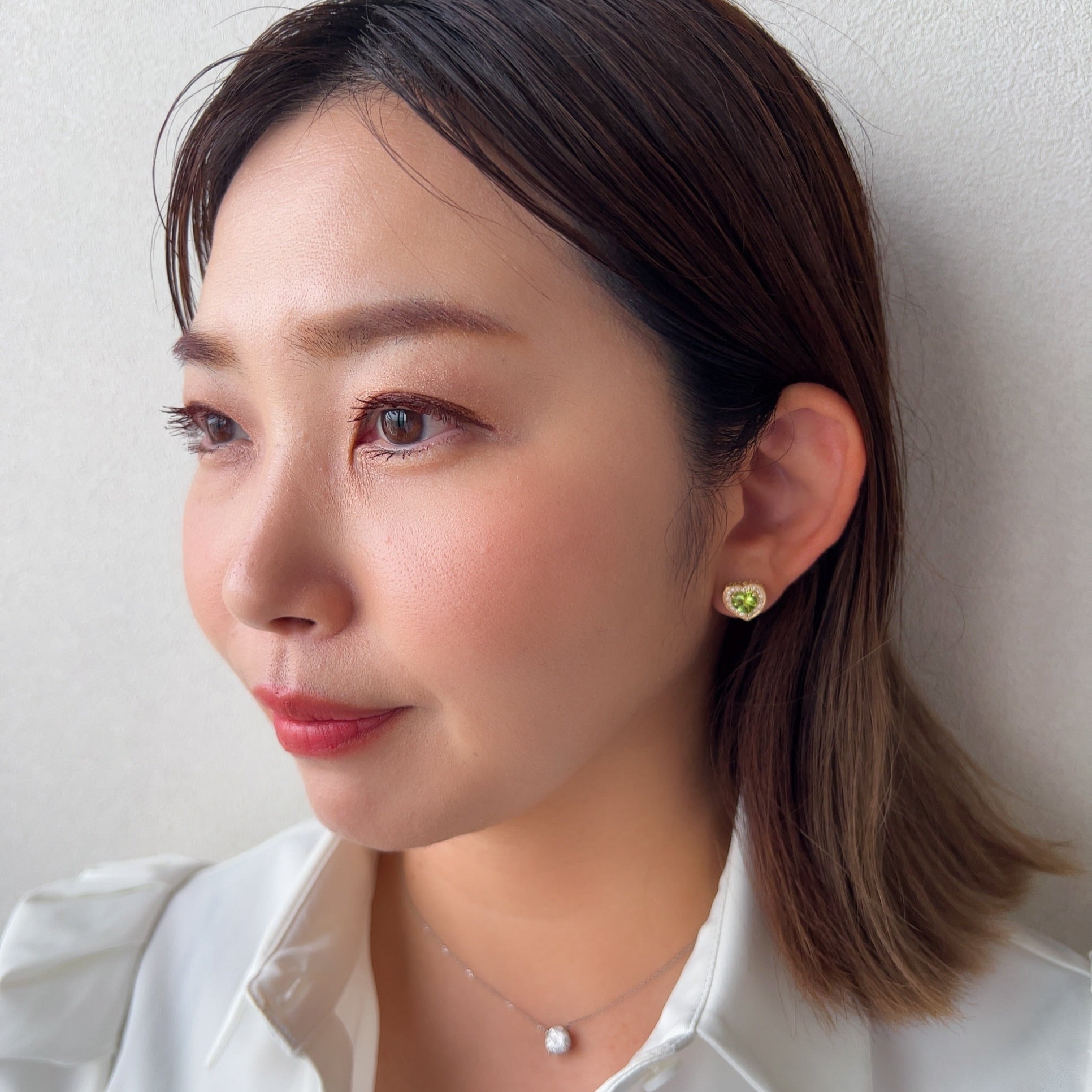 ［新作/エルダンジュ］ピアス ペリドット 0.5ct×2 HS｜A Jewelry Box 公式通販サイト