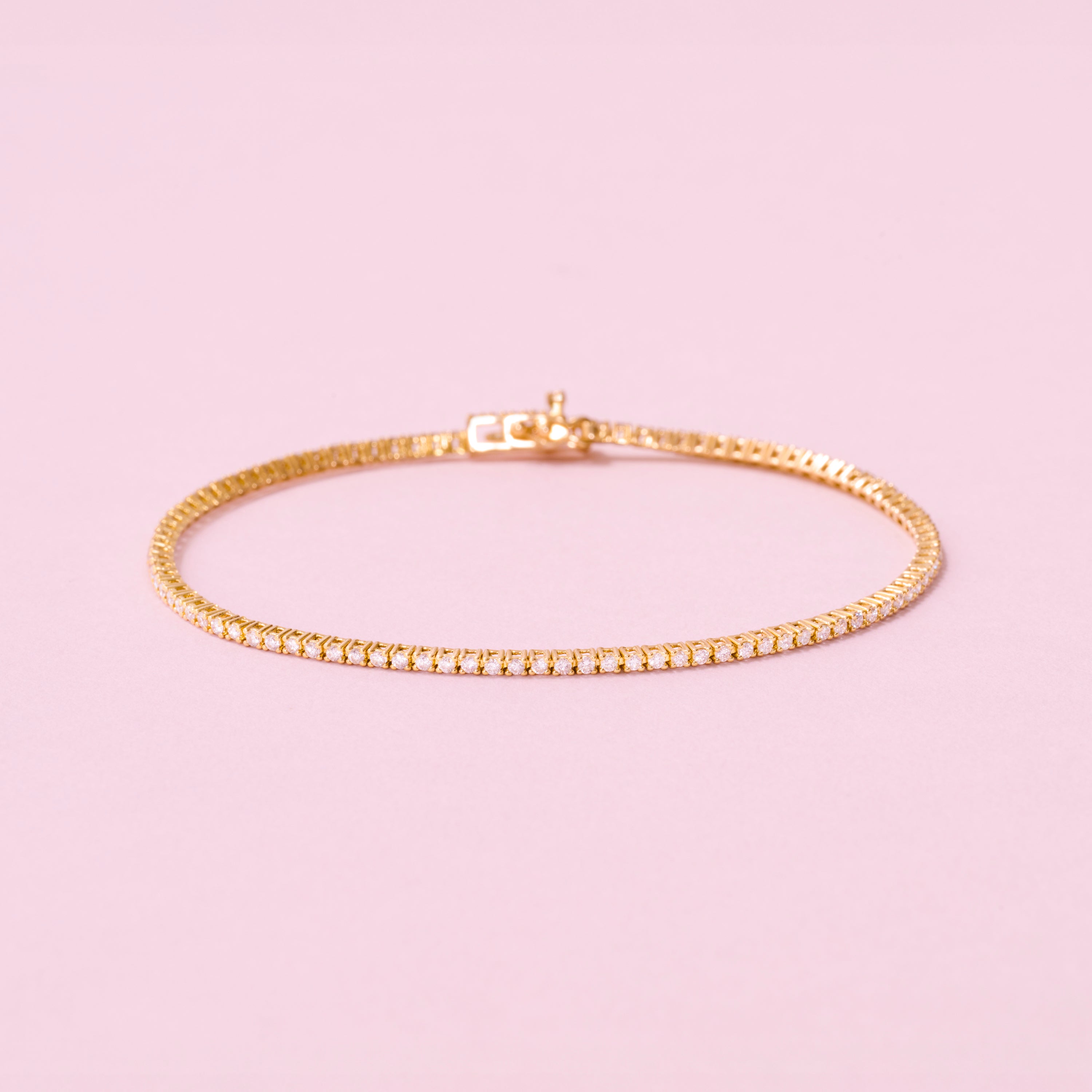 ［ルセル1ct］ ダイヤモンドテニスブレスレット