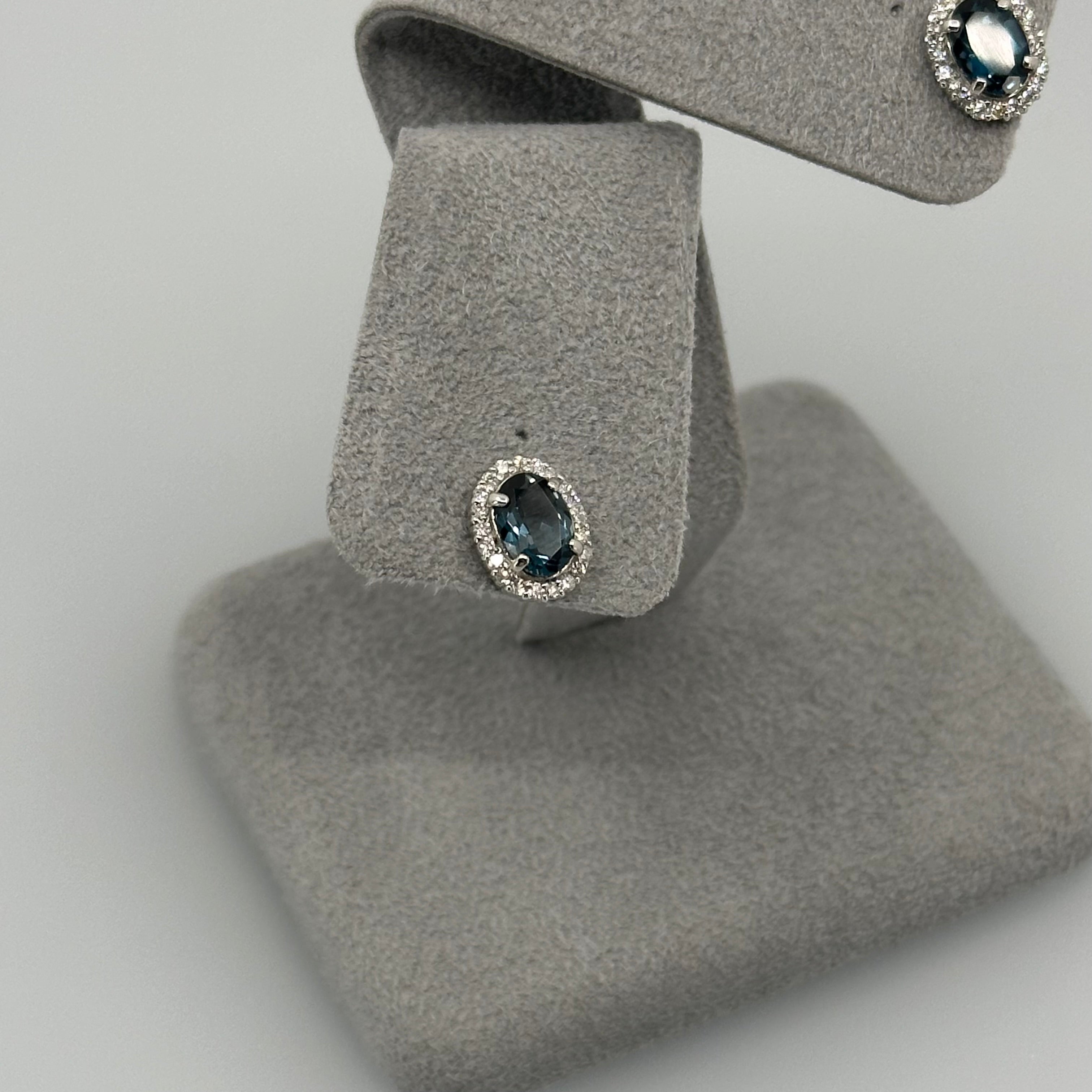 ［新作/個数限定/ミスト］ピアス　ロンドンブルートパーズ/モルガナイト