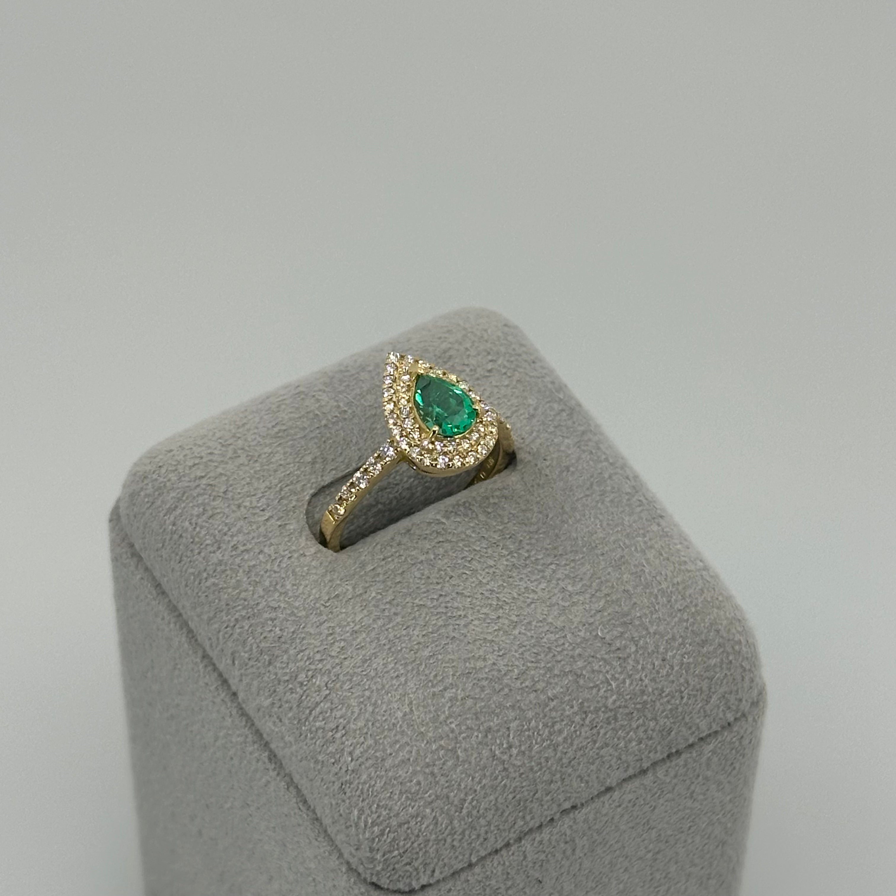 ［新作/1点限定］リング　エメラルド PS YG　4