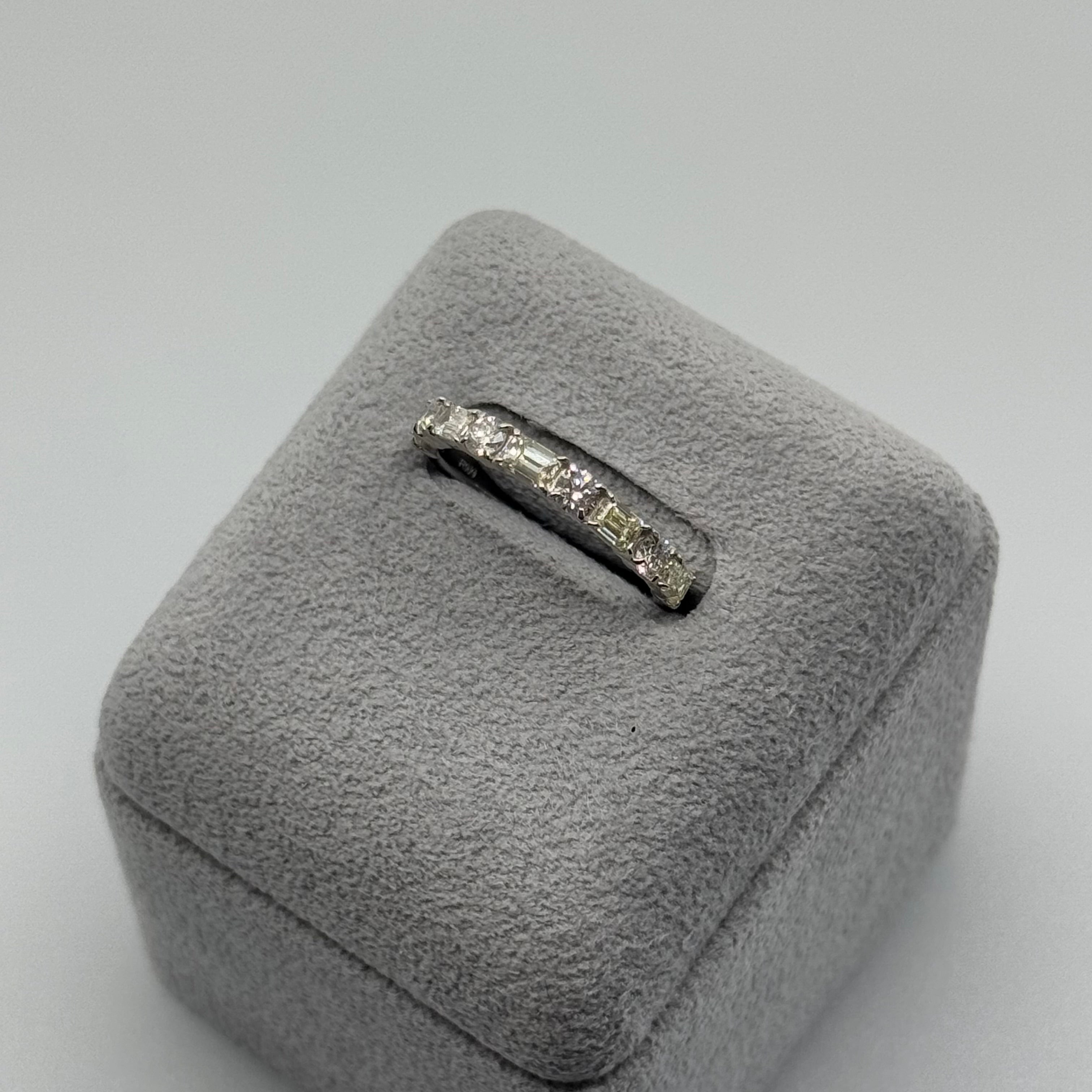 [ノンシャラン］リング ダイヤ 0.8ct RO BG PT K18YG｜A Jewelry Box 公式通販サイト