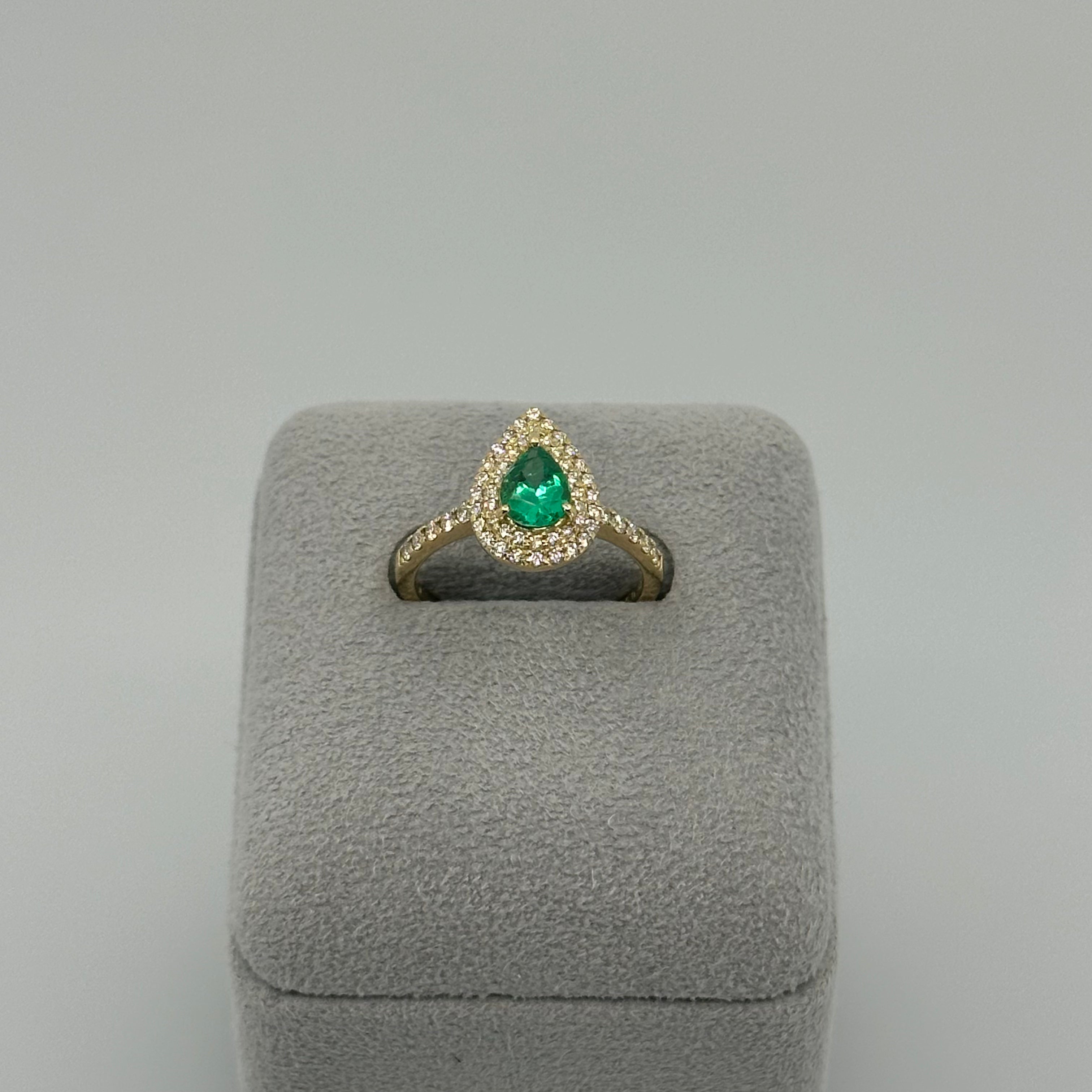 ［新作/1点限定］リング　エメラルド PS YG　4