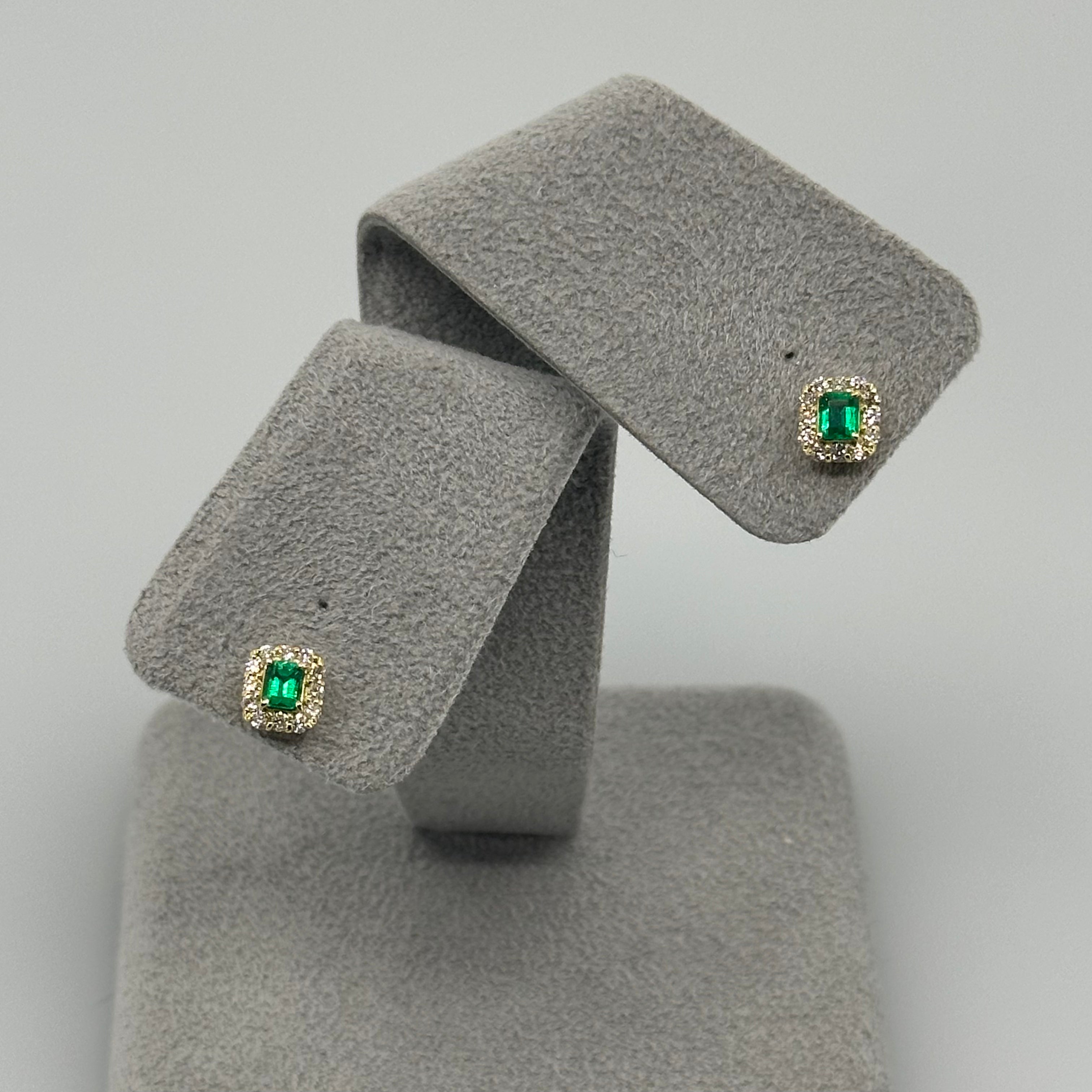 ［1点限定］ピアス エメラルド　EM　YG　14