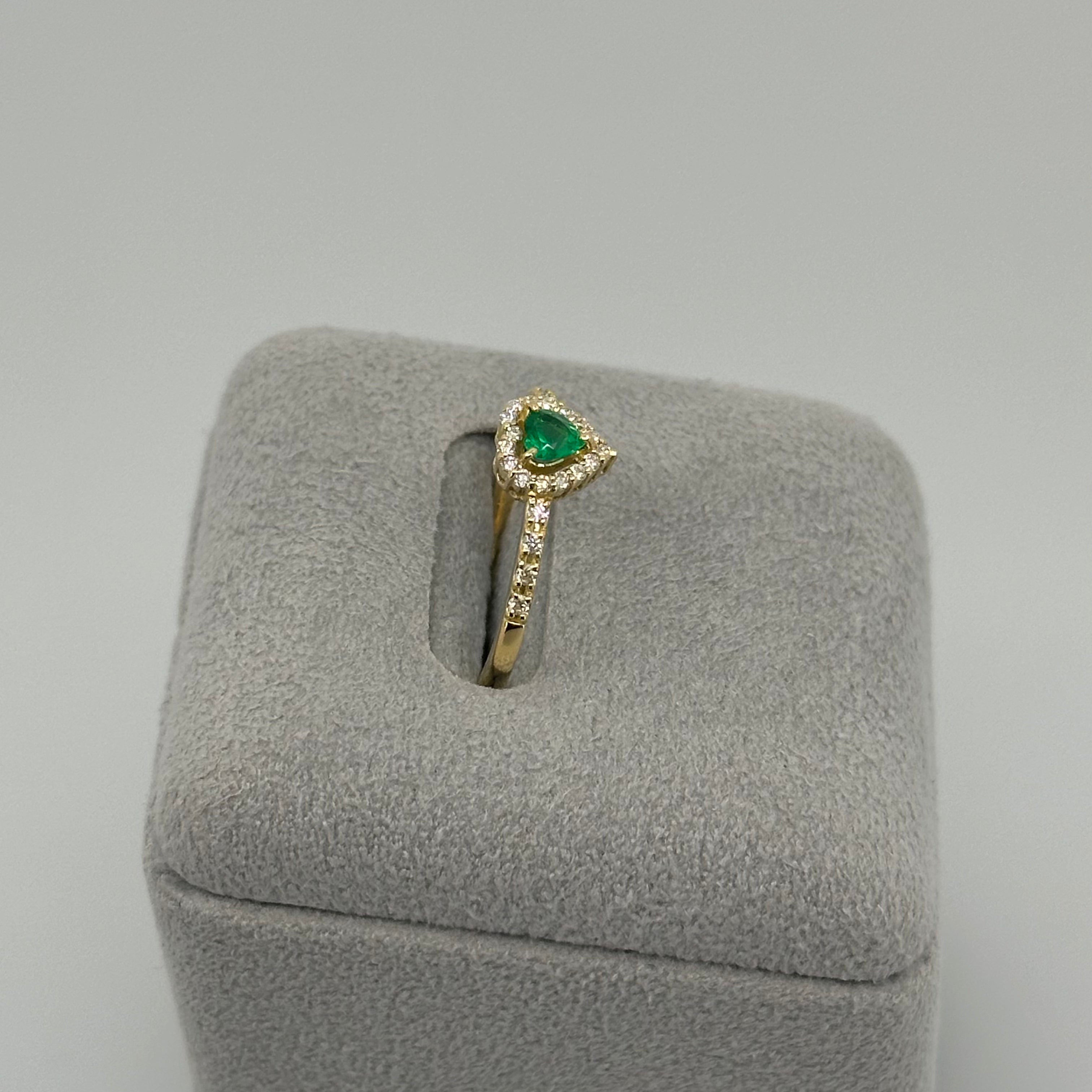 ［新作/1点限定］リング　エメラルド HS YG　９