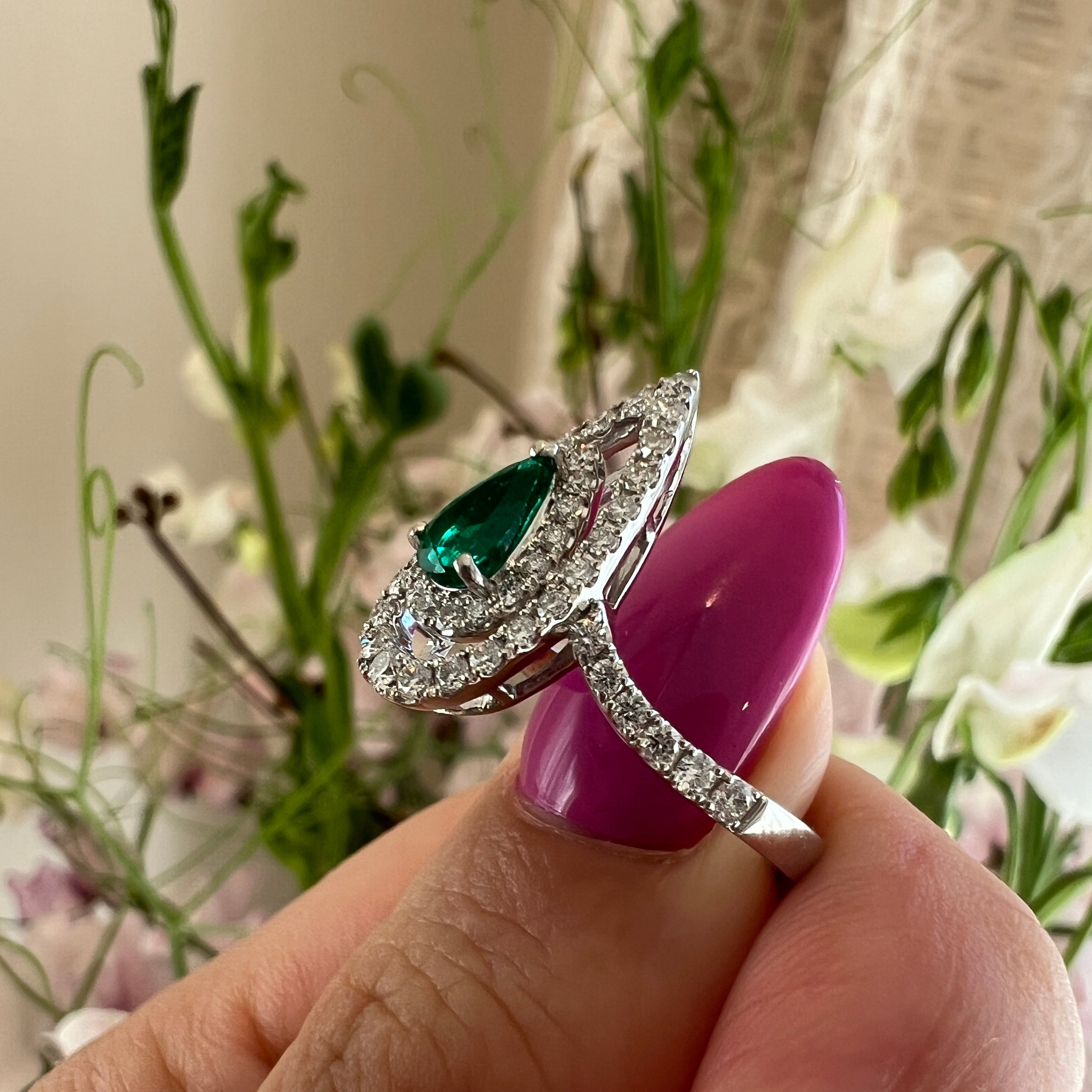 ブランシェ　PS エメラルド リング｜A Jewelry Box 公式通販サイト