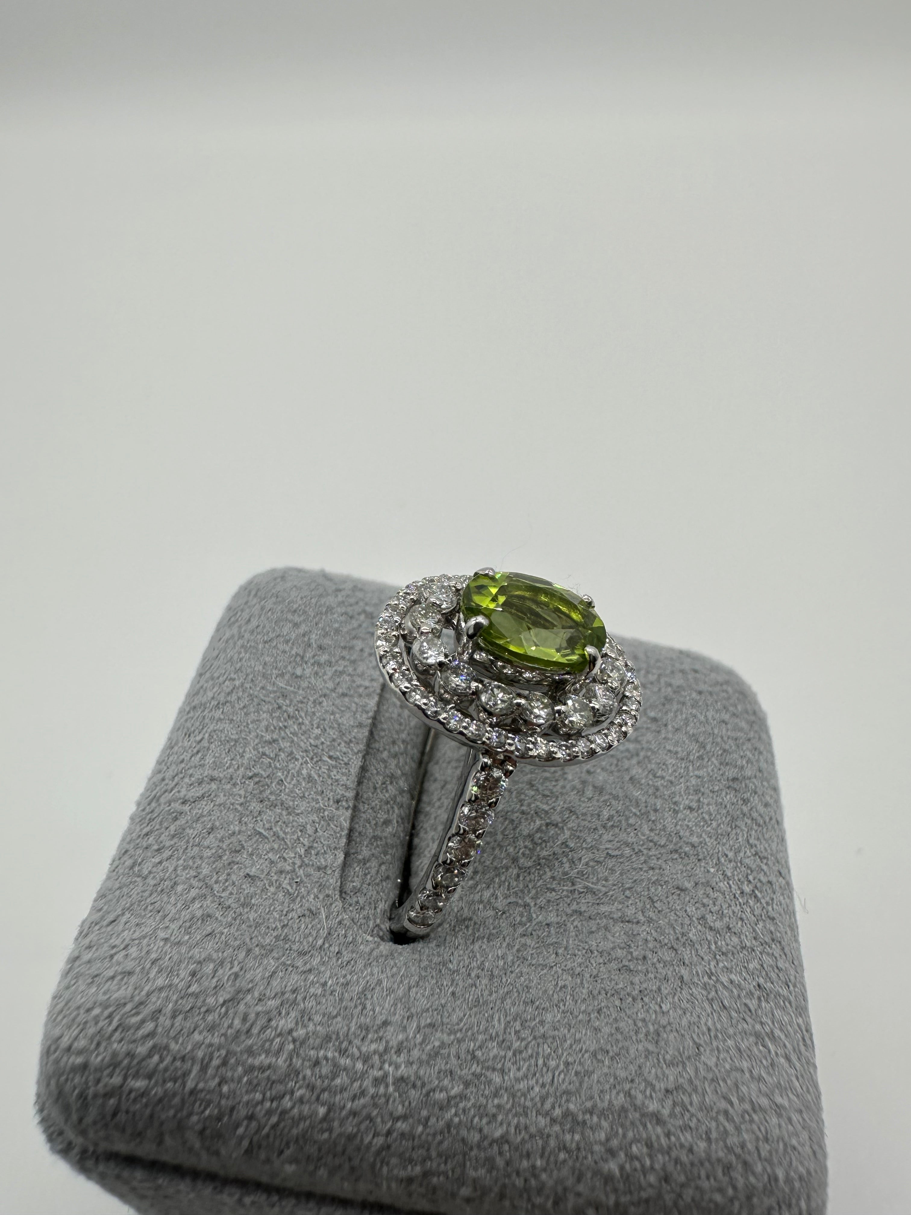 ソレイユ ペリドット 中石1ct前後 OV リング｜A Jewelry Box 公式通販サイト
