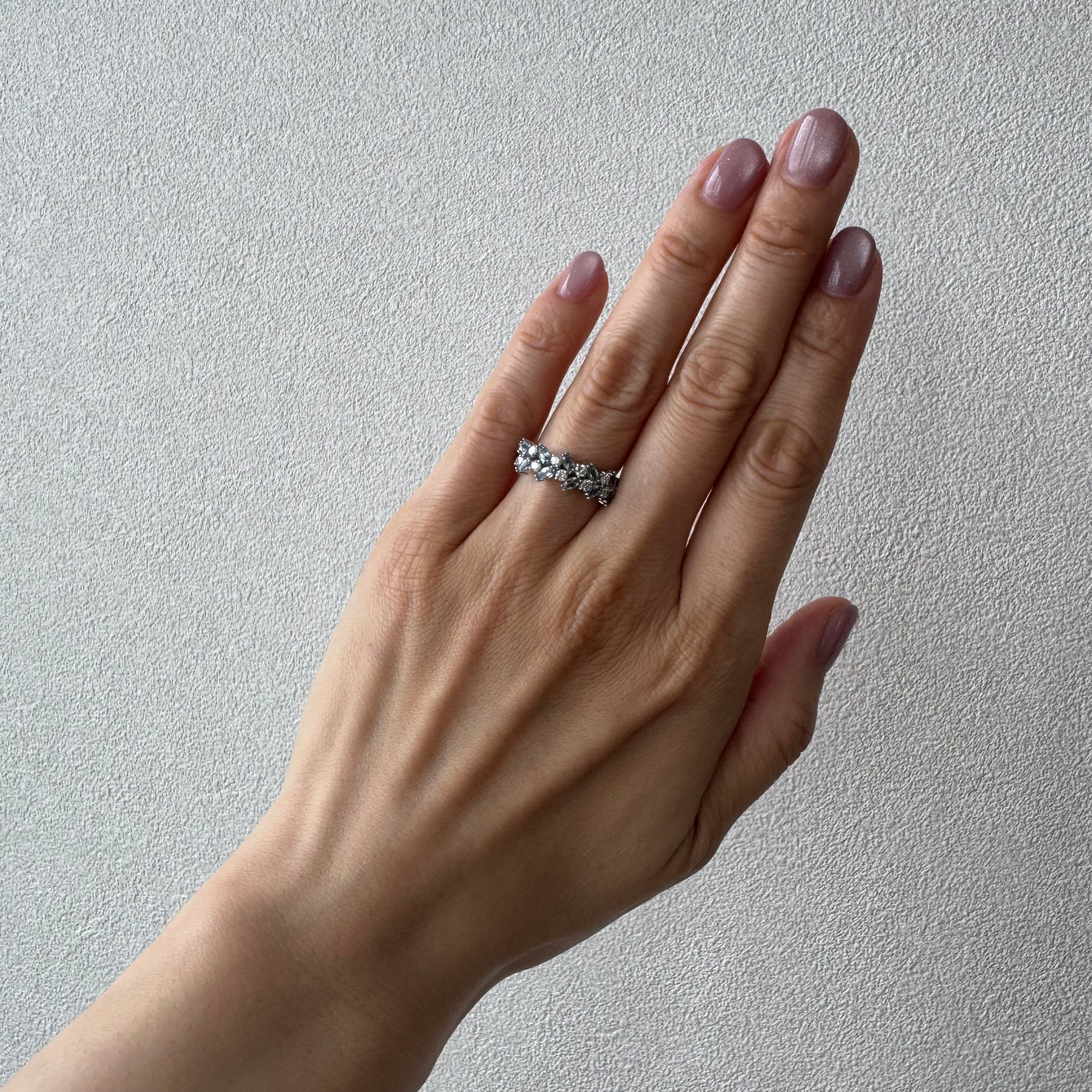 ［新作限定/ケテル］  アクアマリン リング