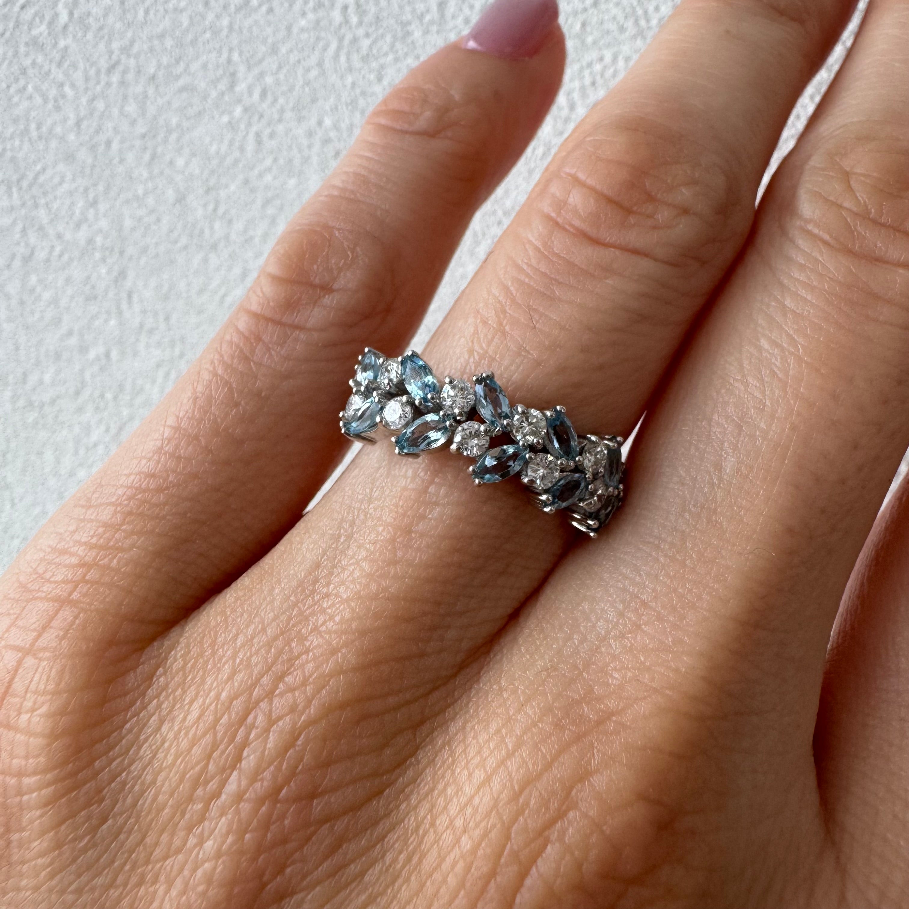 ［新作限定/ケテル］  アクアマリン リング