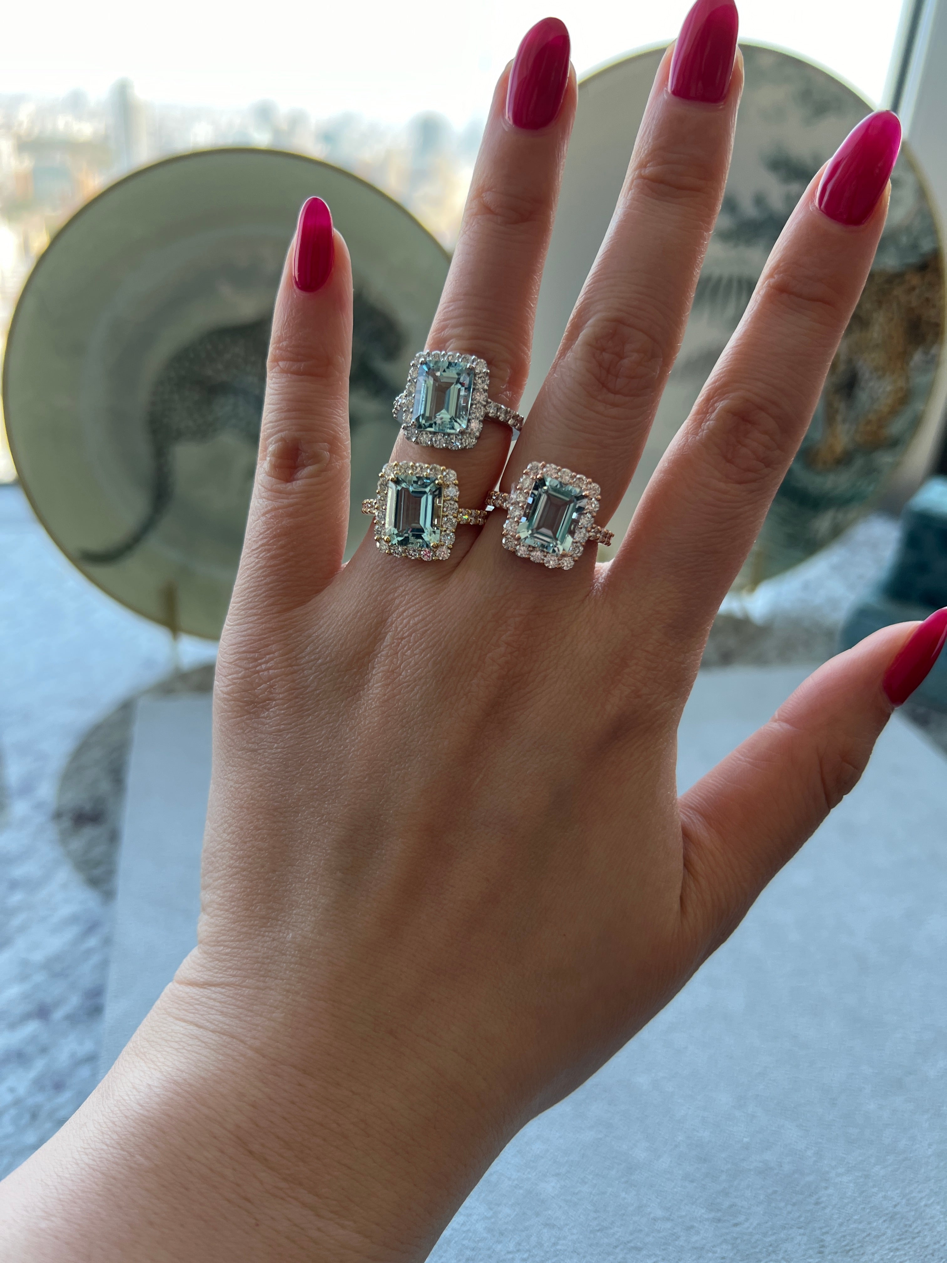 湖のドレス] リング アクアマリン PT | A Jewelry Box公式サイト