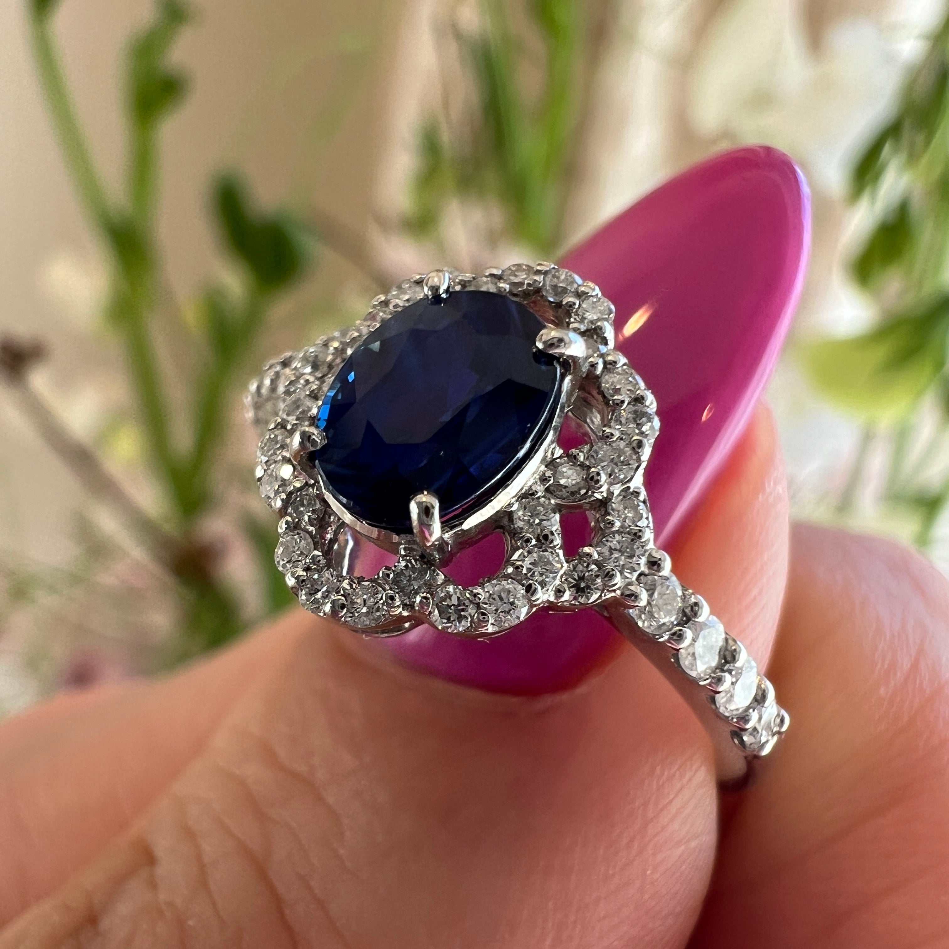 OV ロイヤルブルーサファイヤ リング　AIGS｜A Jewelry Box 公式通販サイト