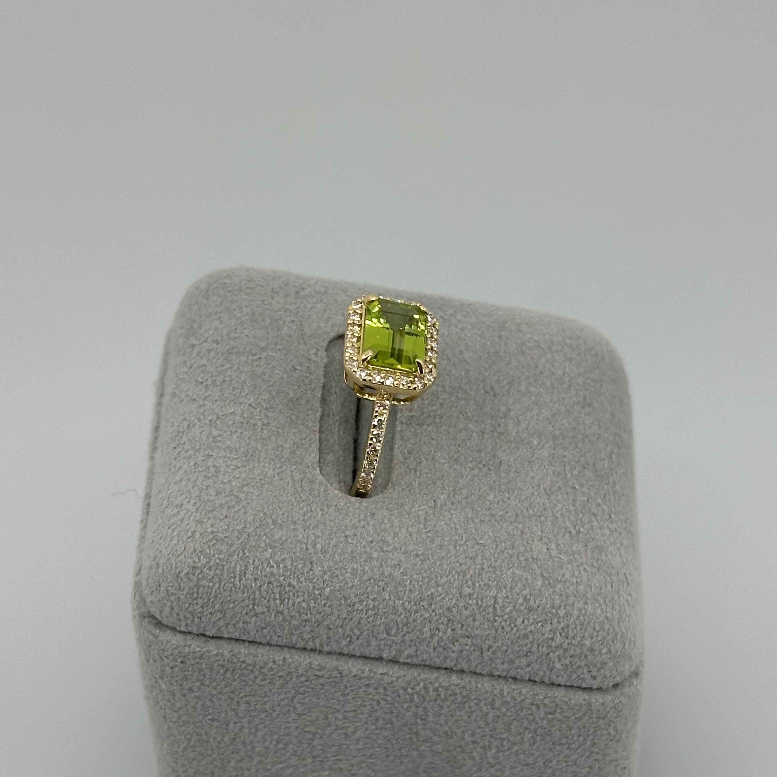 ［ベイビーマドンナ］リング ペリドット/ロンドンブルートパーズ