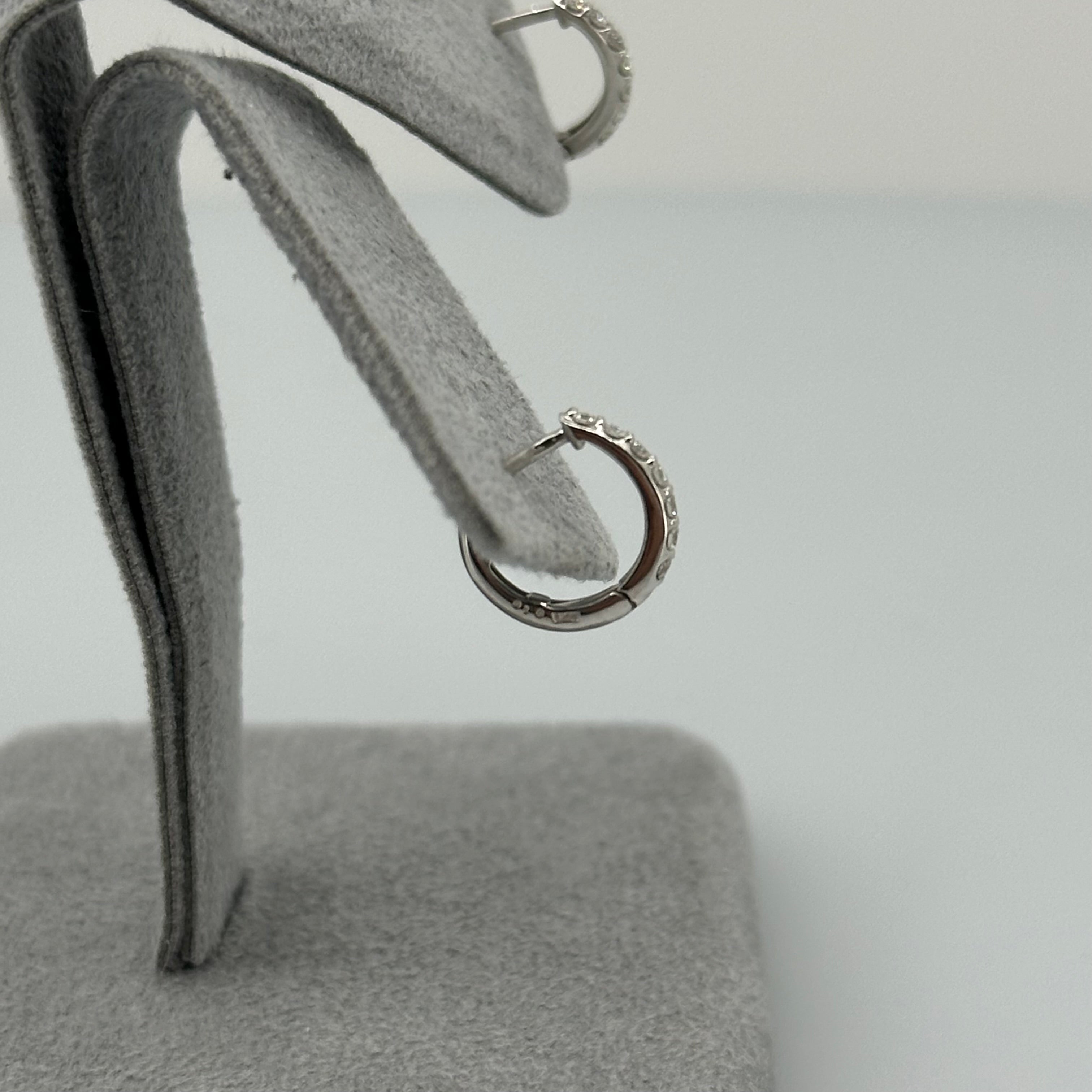 ［セルソー］ ダイヤモンドフープピアス