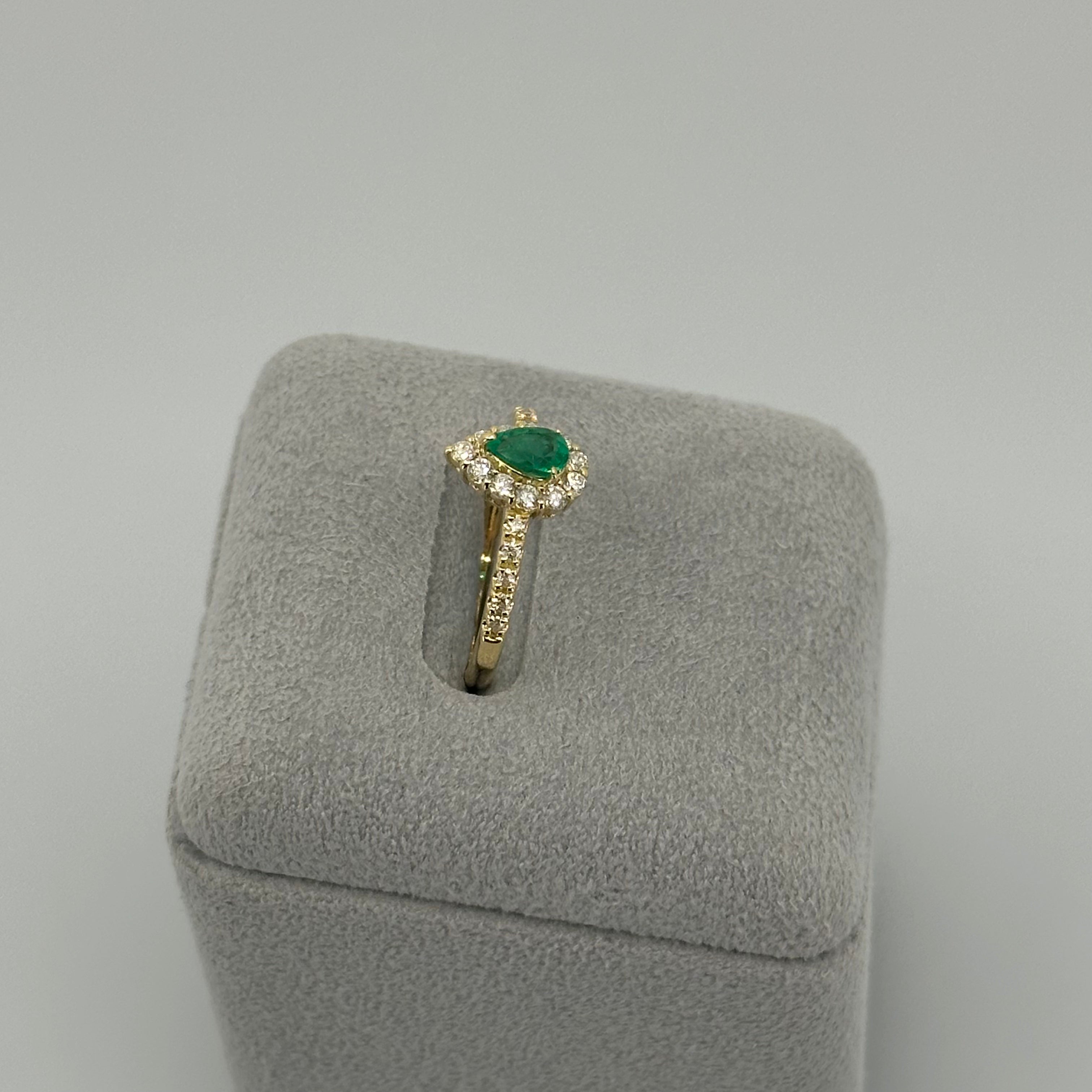 ［新作/1点限定］リング　エメラルド PS YG　10