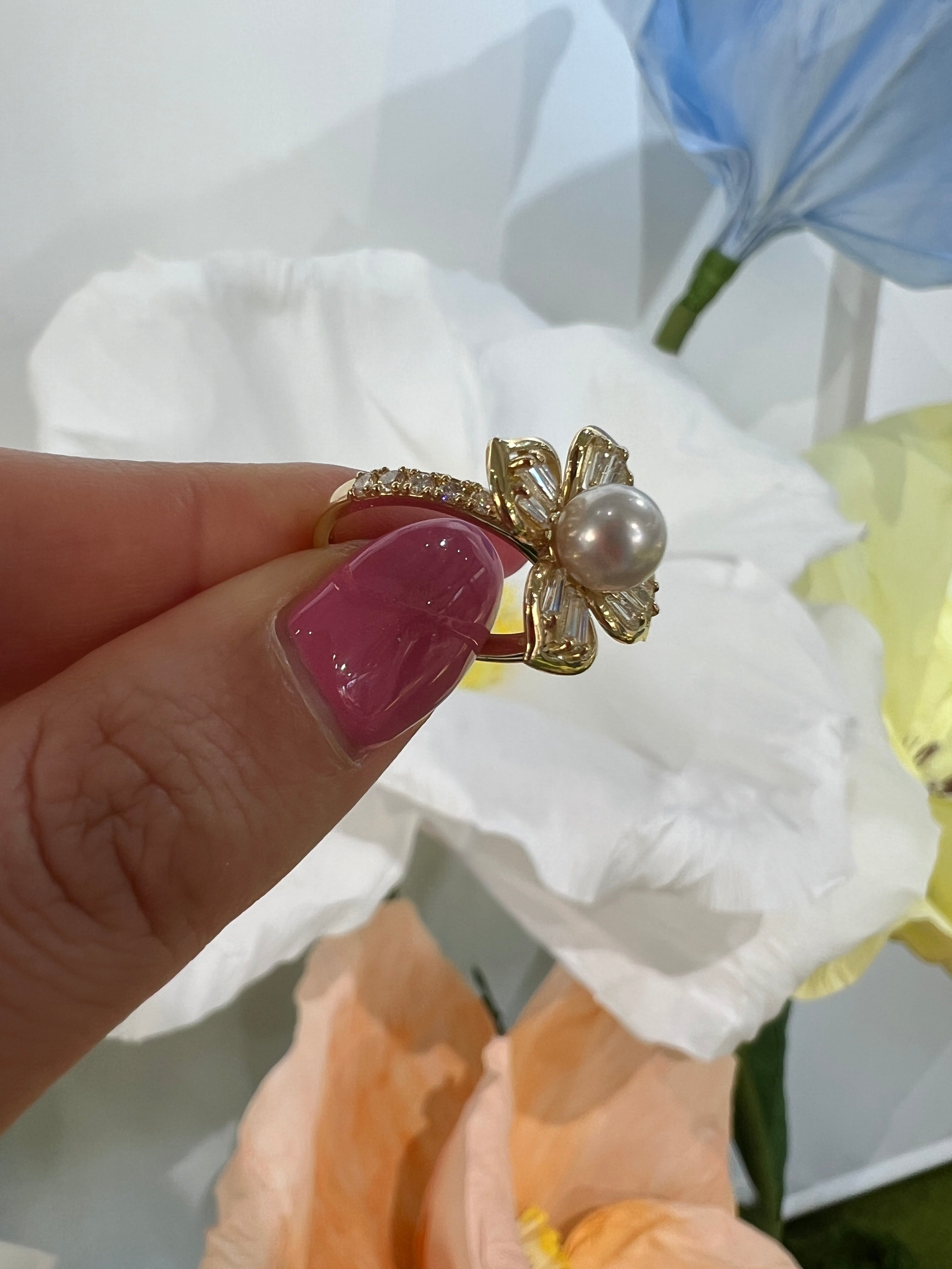［ポプリン］リング あこや6ミリ｜A Jewelry Box 公式通販サイト