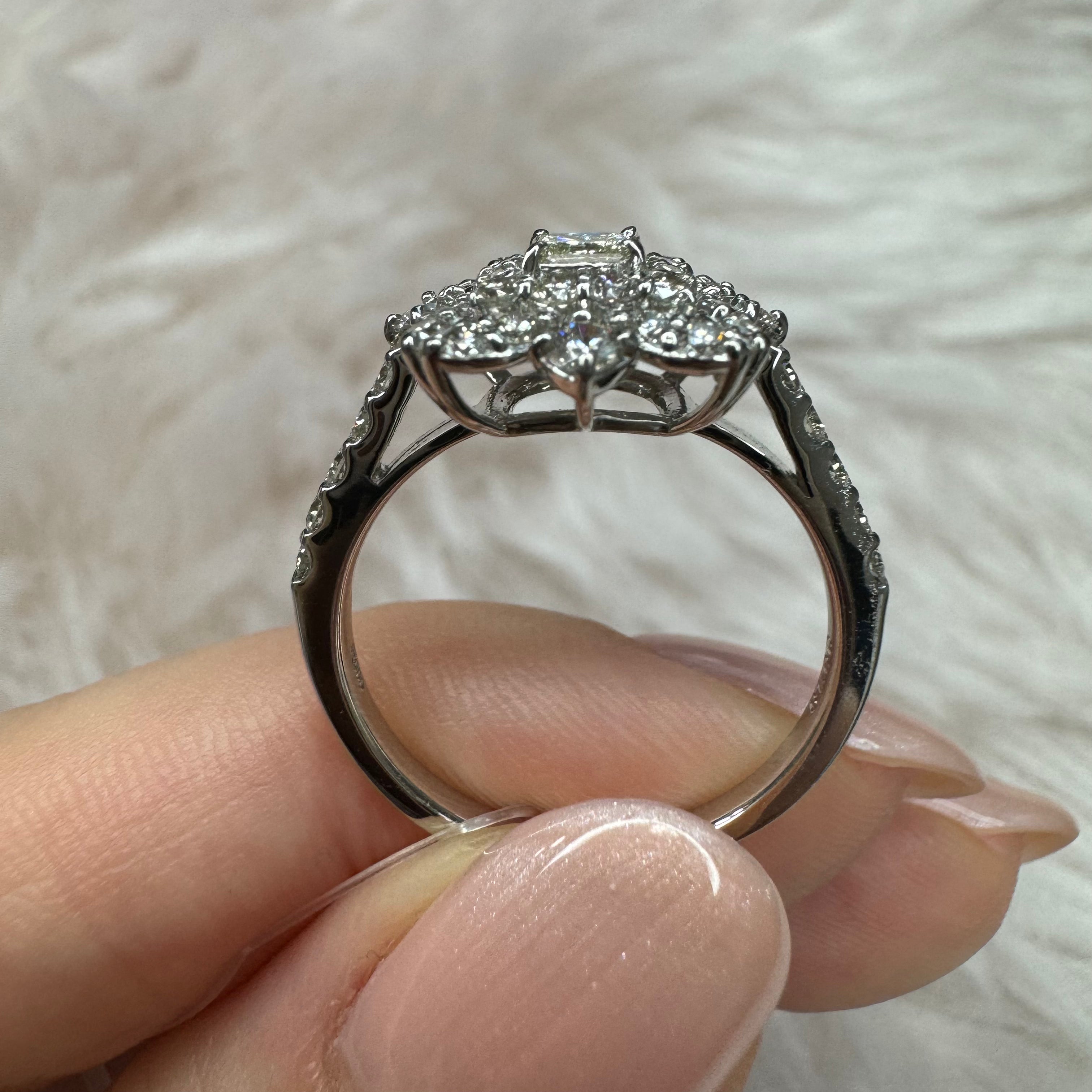 [アラベスク]白ダイヤ&ラウンドメレ｜A Jewelry Box 公式通販サイト