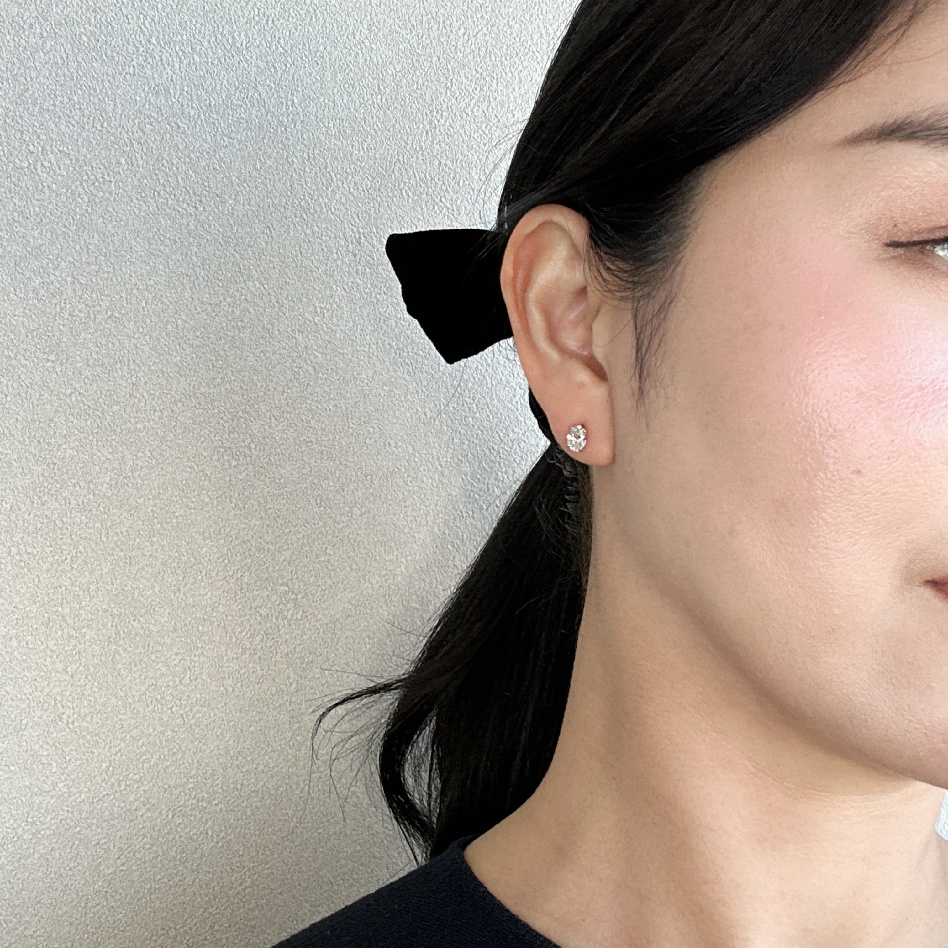 ［一点物/コリンヌ］ピアス ダイヤ 0.5ct×2 OV PT｜A Jewelry Box 公式通販サイト