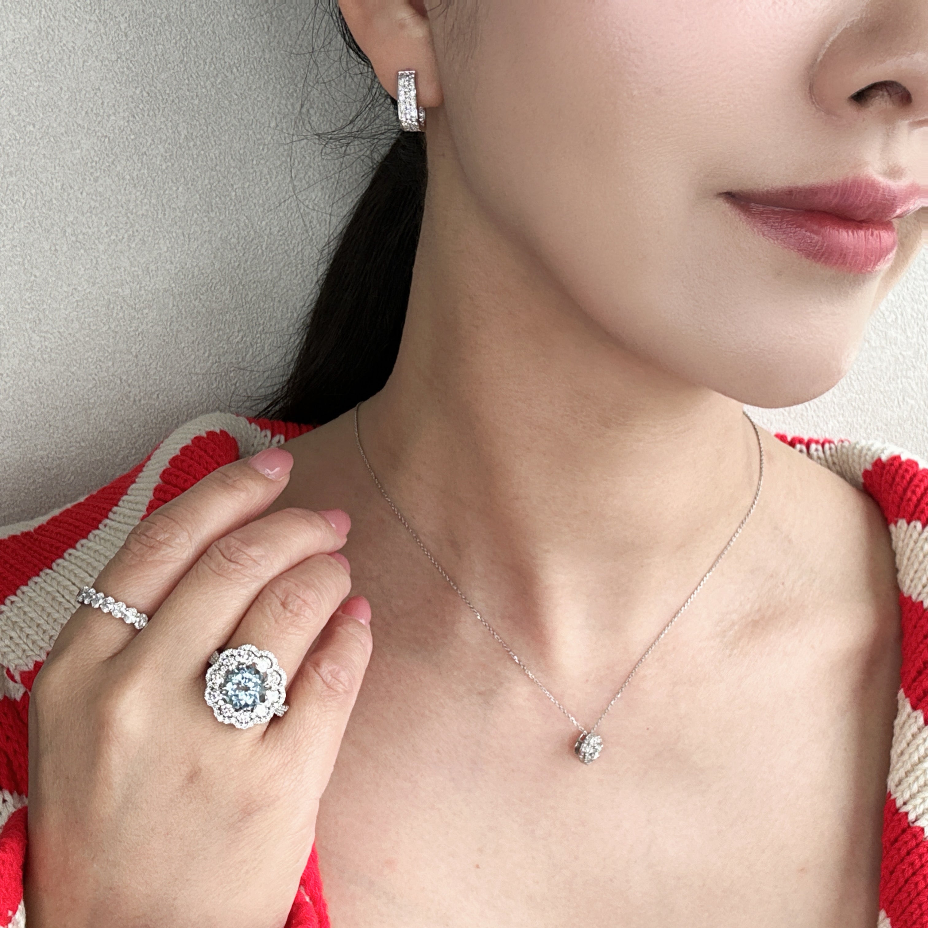プレシャス］ ダイヤモンドフープピアス | A Jewelry Box公式サイト