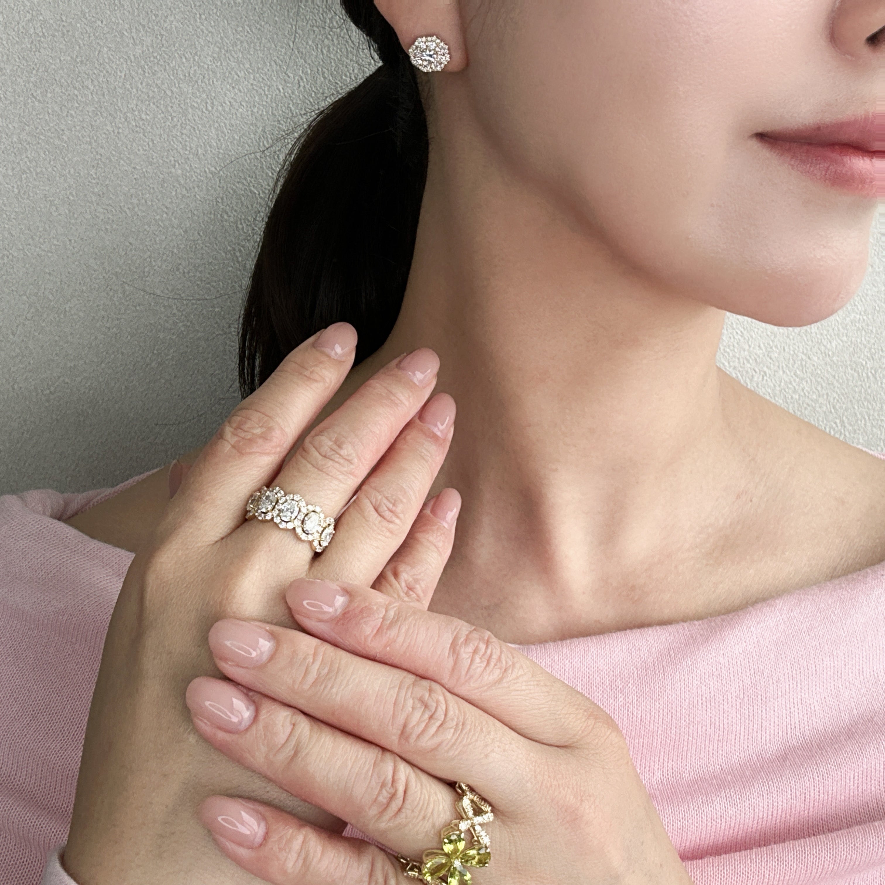 アネモネ］ ダイヤモンドスタッドピアス | A Jewelry Box公式サイト