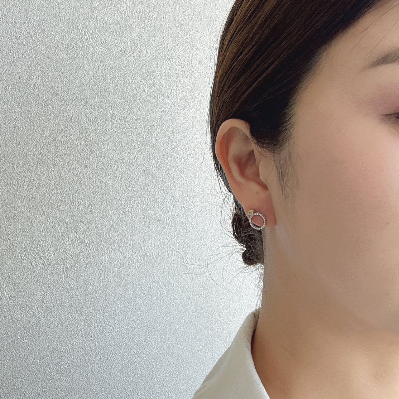 ラリオンス ピアス イエローダイヤ〜ノーソート(あやちゃんの結婚指輪みたいなピアス改作版）｜A Jewelry Box 公式通販サイト