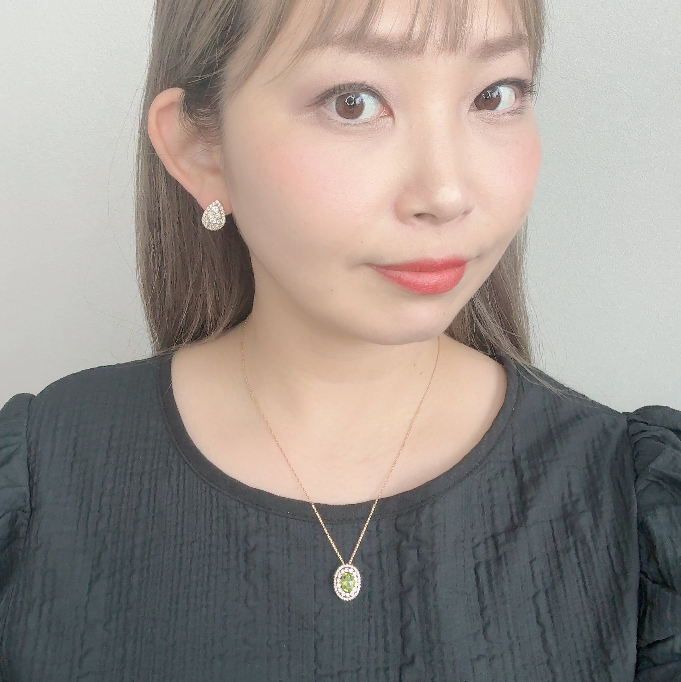 ソレイユ ペリドット 中石1CT前後 OV ネックレス｜A Jewelry Box 公式通販サイト