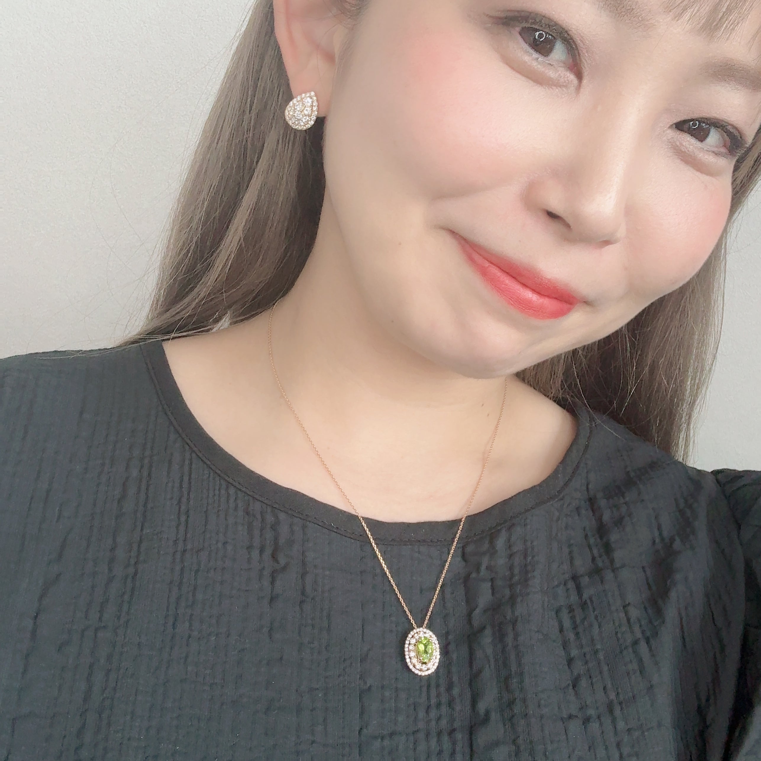 ソレイユ ペリドット 中石1CT前後 OV ネックレス｜A Jewelry Box 公式通販サイト