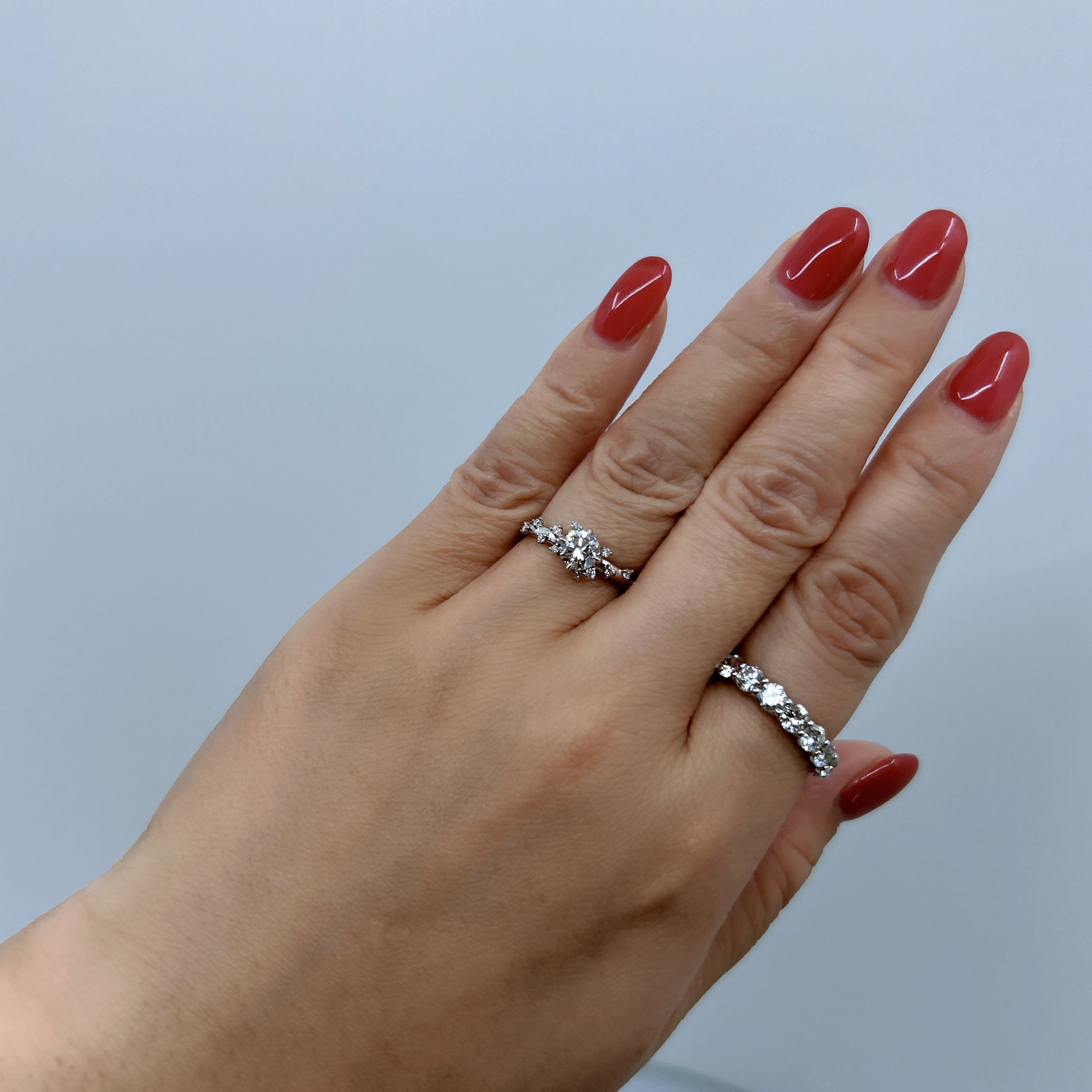 【プリコ】リング ダイヤ中石0.5ct RO〜SI G CGL｜A Jewelry Box 公式通販サイト