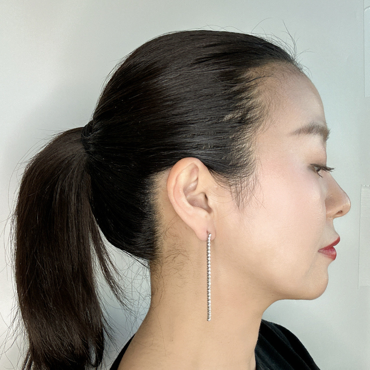 ［一点物/エタンスレ]ピアス ダイヤ ロング 1ct前後×2｜A Jewelry Box 公式通販サイト