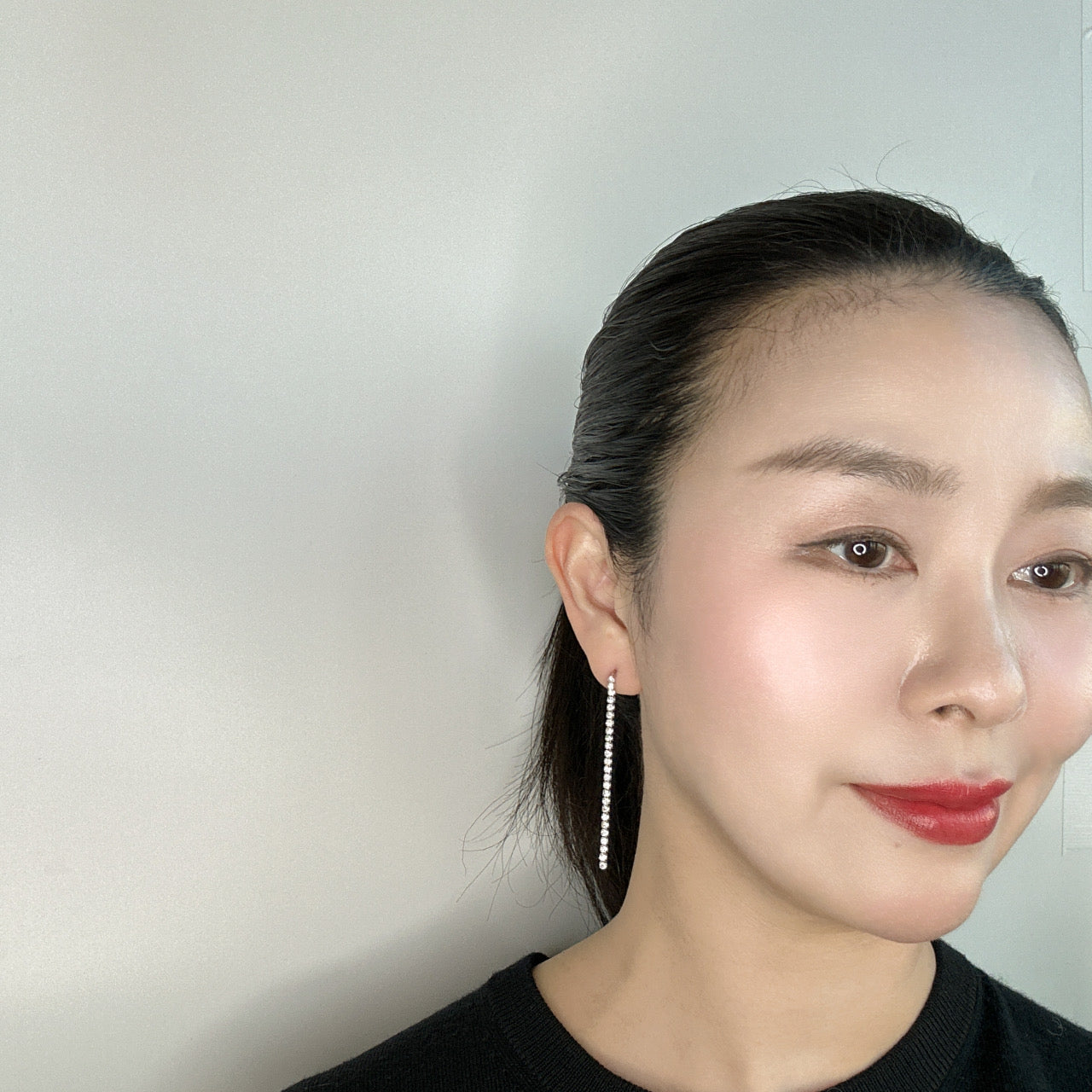 ［一点物/エタンスレ]ピアス ダイヤ ロング 1ct前後×2｜A Jewelry Box 公式通販サイト