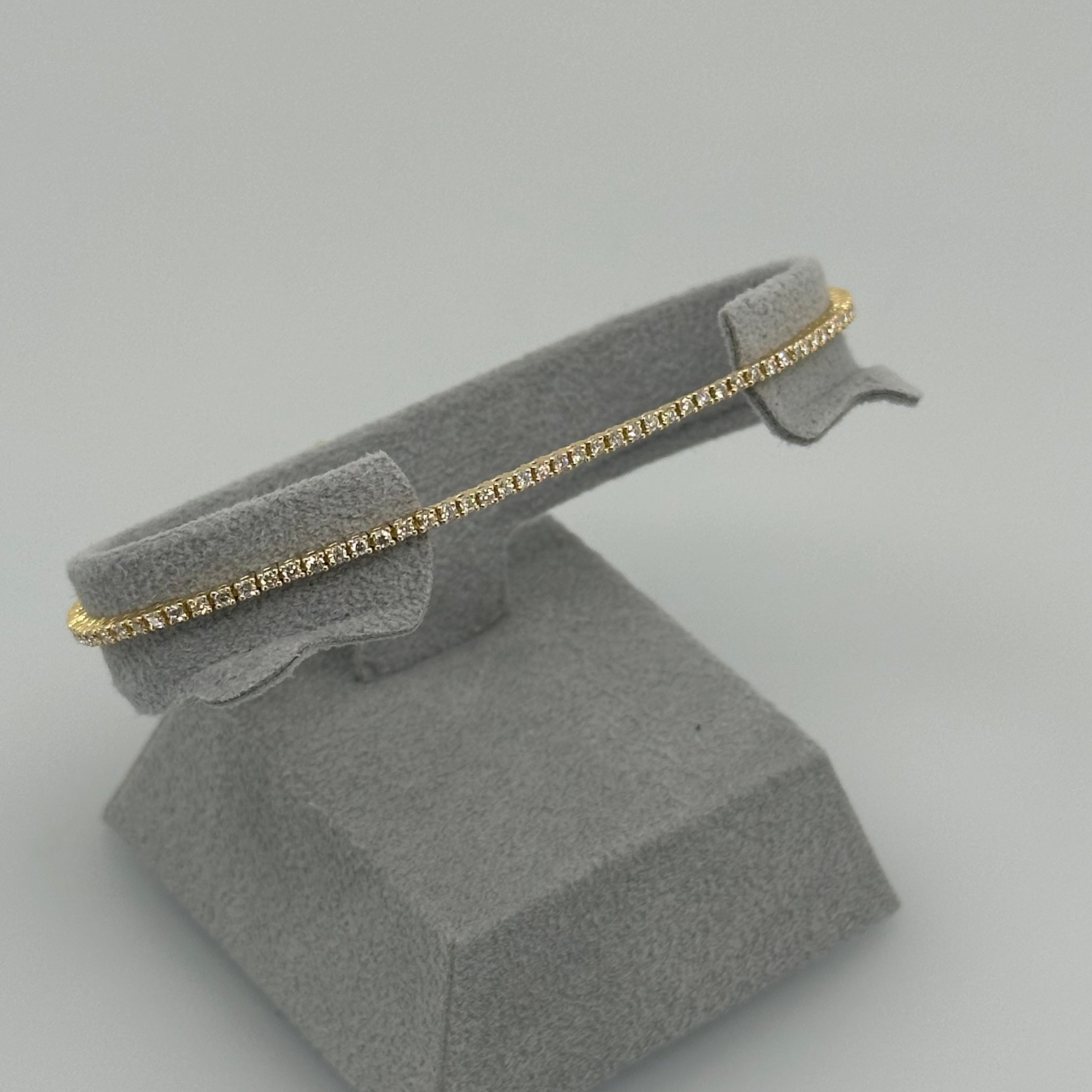 ［新作/ルセル］ブレス ダイヤ 1ct RO WG/YG