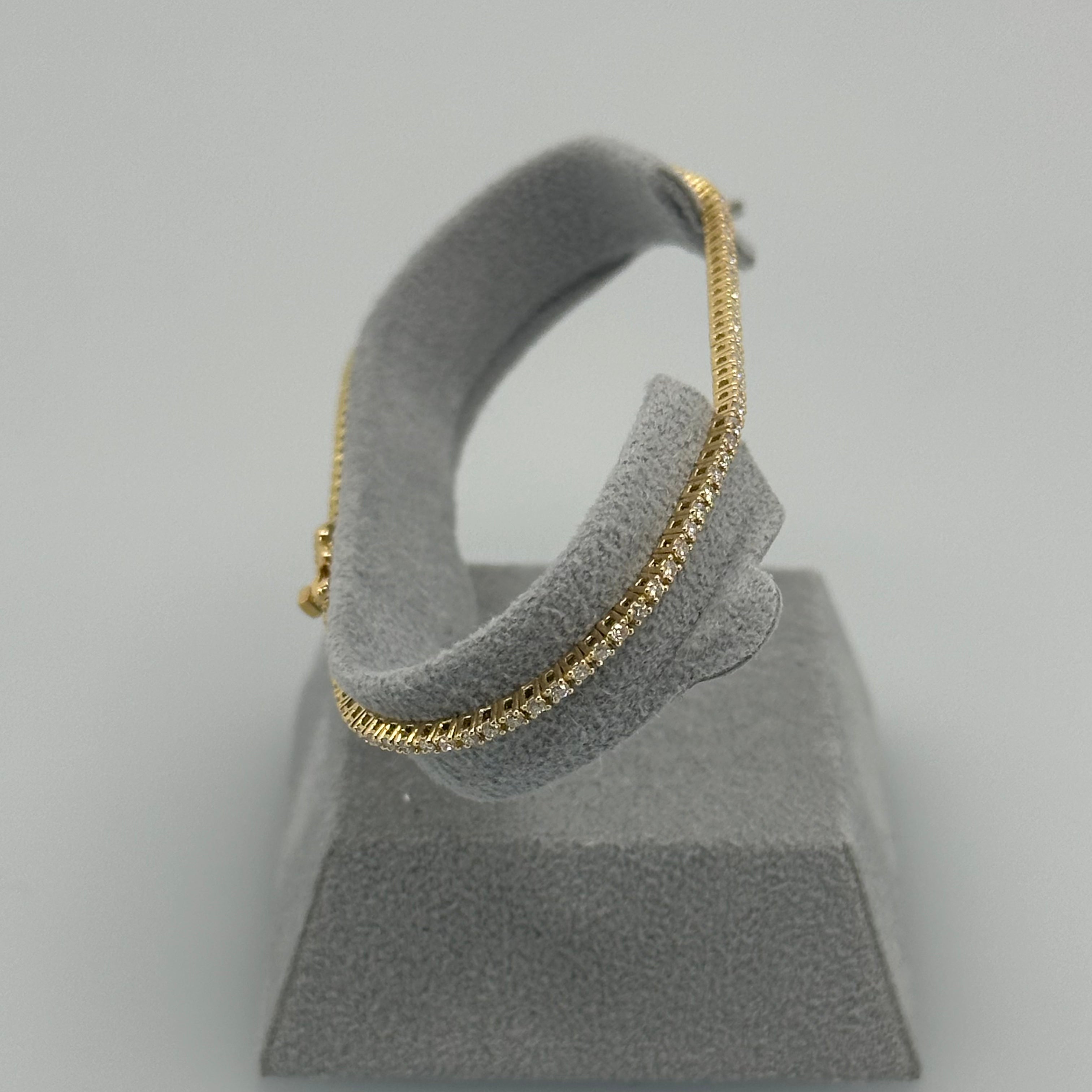 ［新作/ルセル］ブレス ダイヤ 1ct RO WG/YG