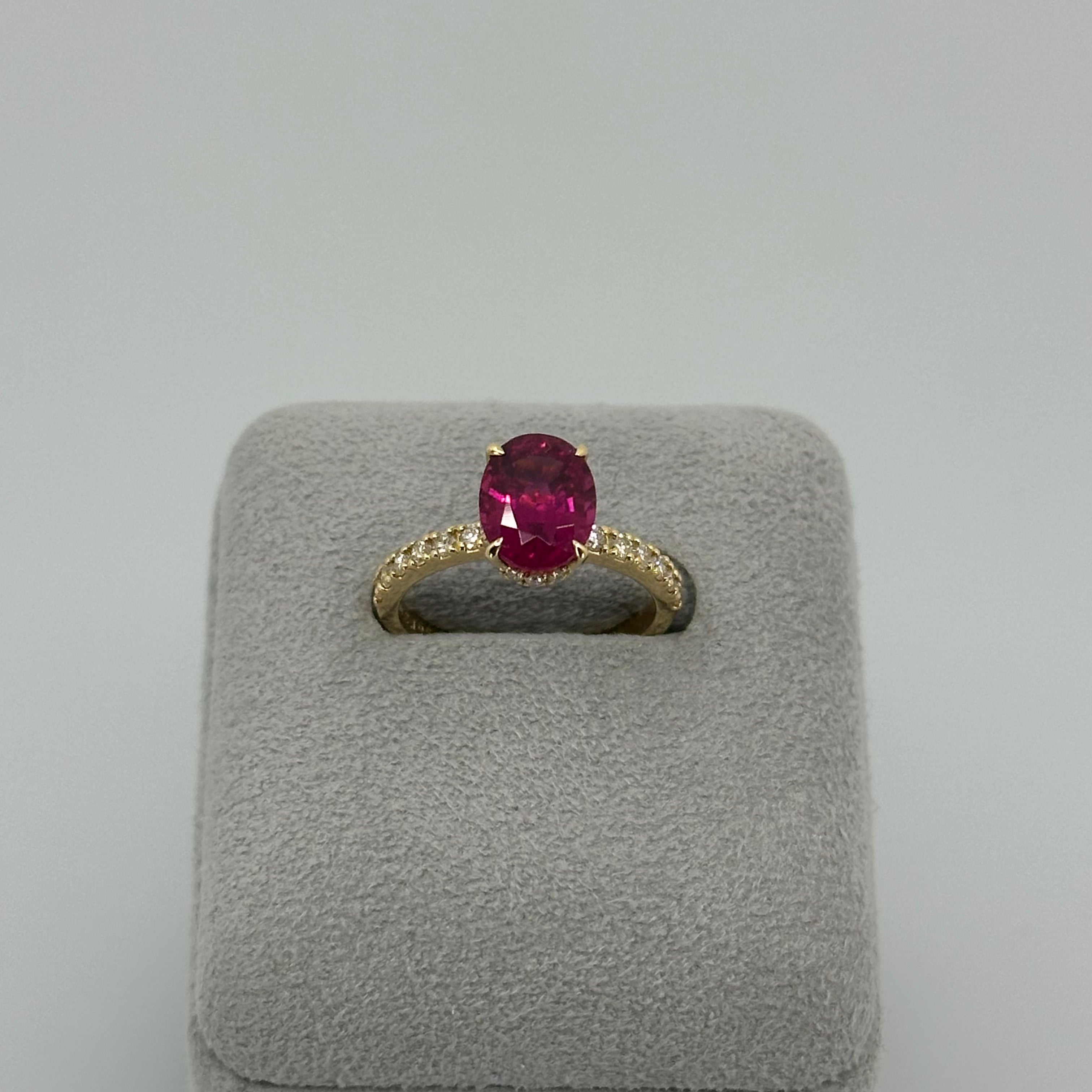 ［新作/１点限定］リング ルベライト　YG