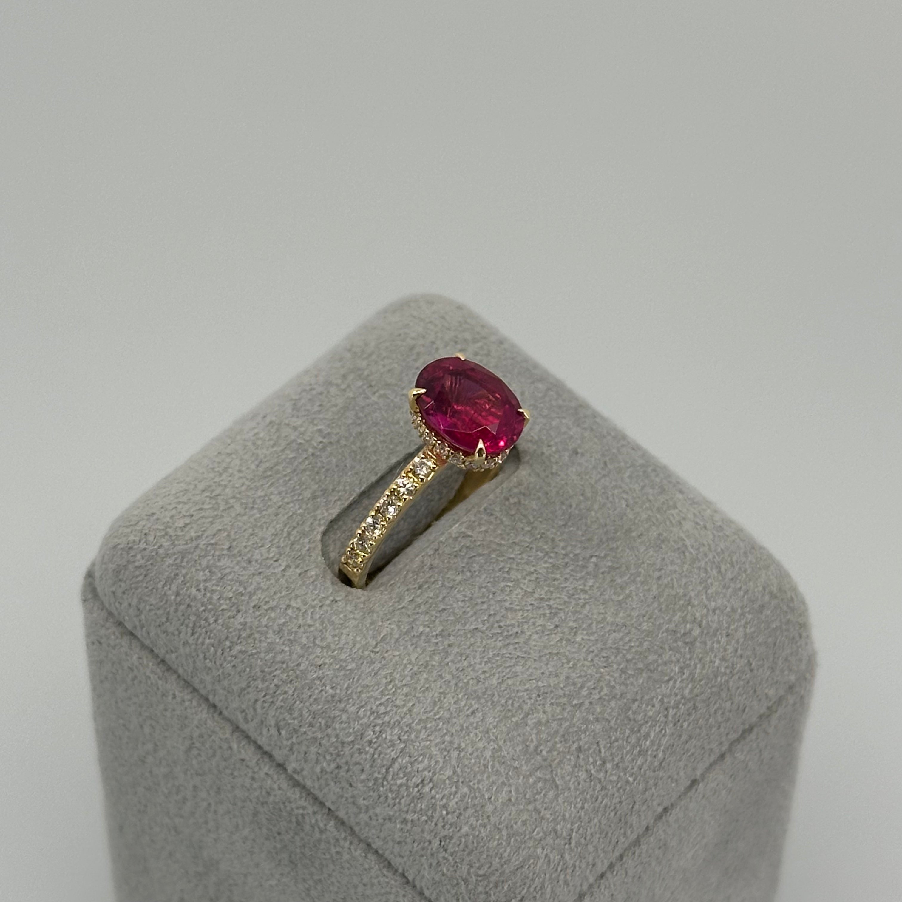 ［新作/１点限定］リング ルベライト　YG