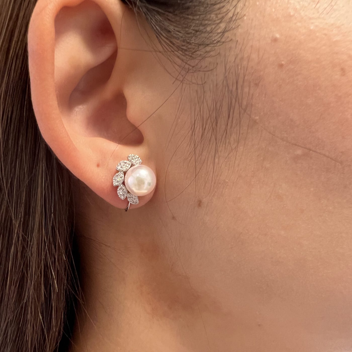 ［アマリリス］ピアス あこや真珠8mｍ｜A Jewelry Box 公式通販サイト