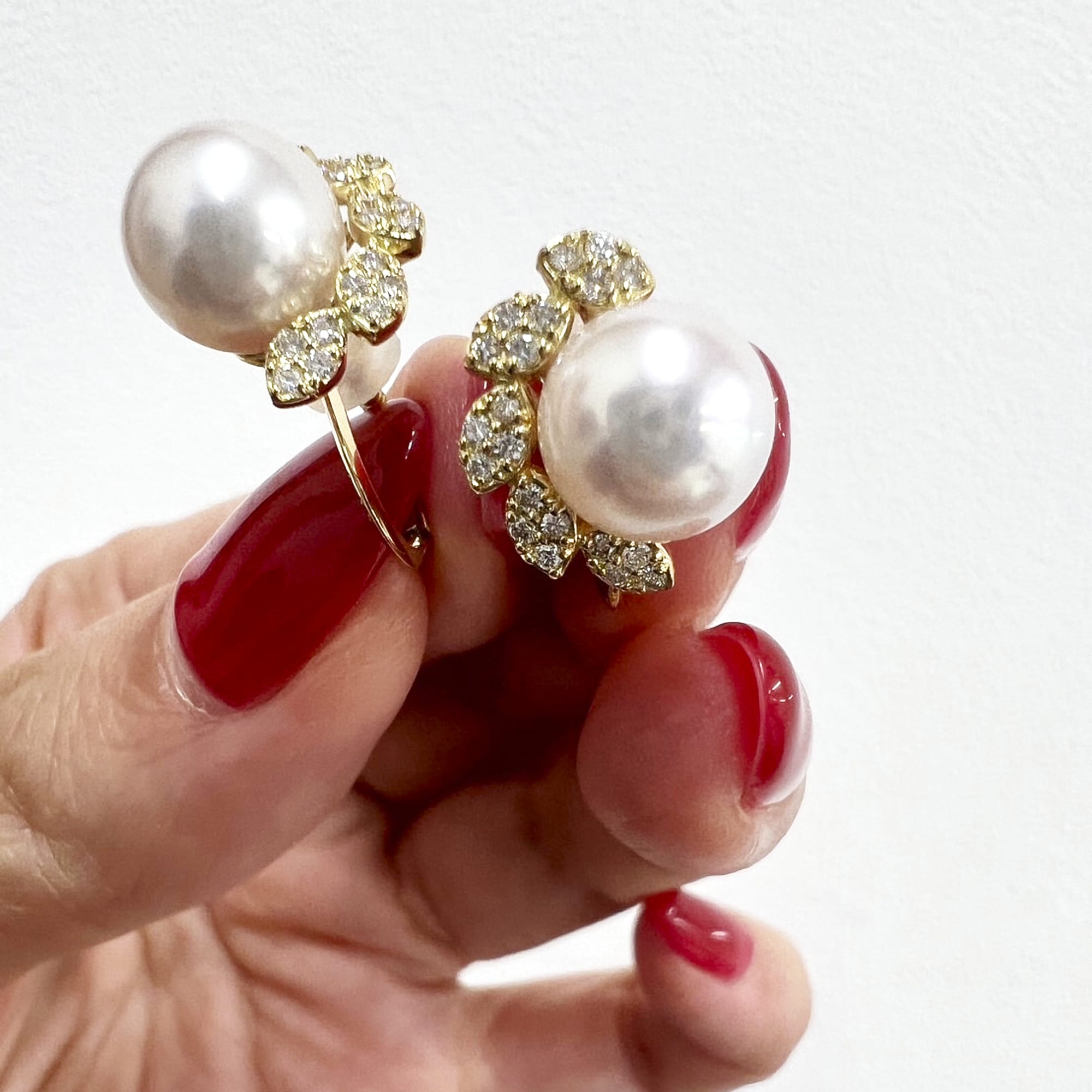 ［アマリリス］ピアス あこや真珠8mｍ｜A Jewelry Box 公式通販サイト