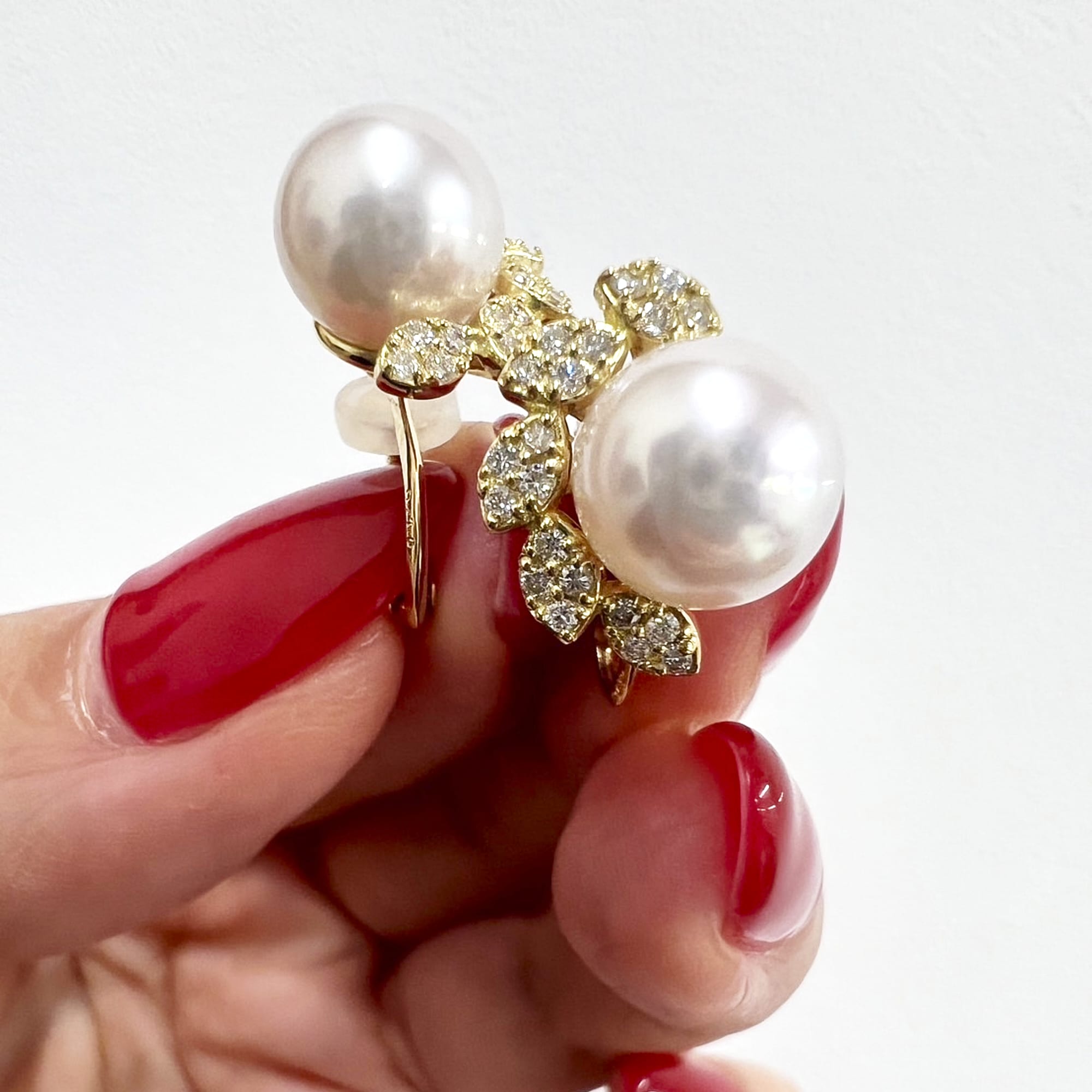 ［アマリリス］ピアス あこや真珠8mｍ｜A Jewelry Box 公式通販サイト