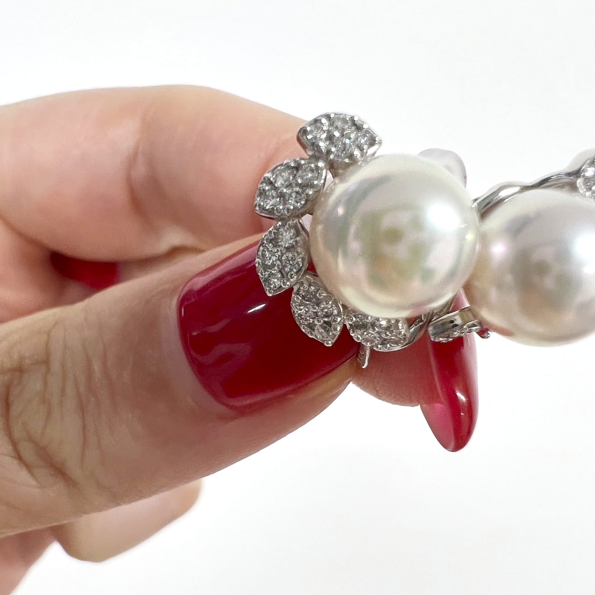 ［アマリリス］ピアス あこや真珠8mｍ｜A Jewelry Box 公式通販サイト