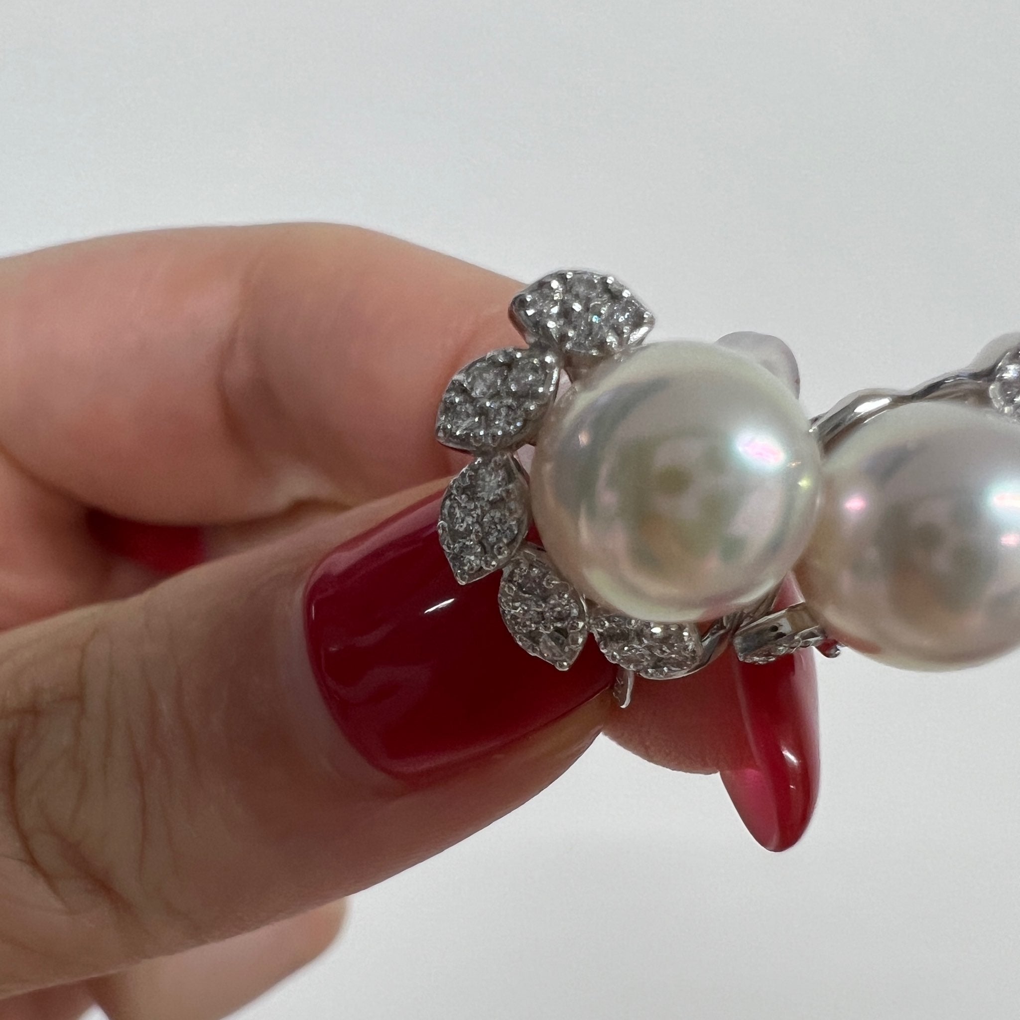 ［アマリリス］ピアス あこや真珠8mｍ｜A Jewelry Box 公式通販サイト