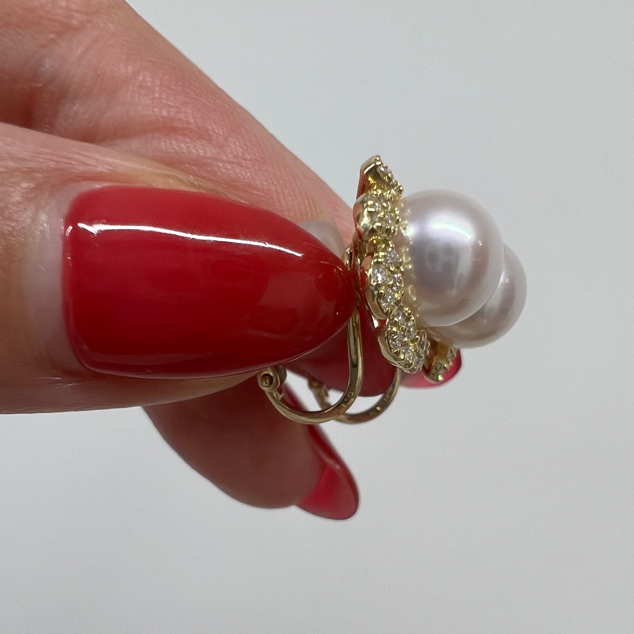 ［アマリリス］ピアス あこや真珠8mｍ｜A Jewelry Box 公式通販サイト