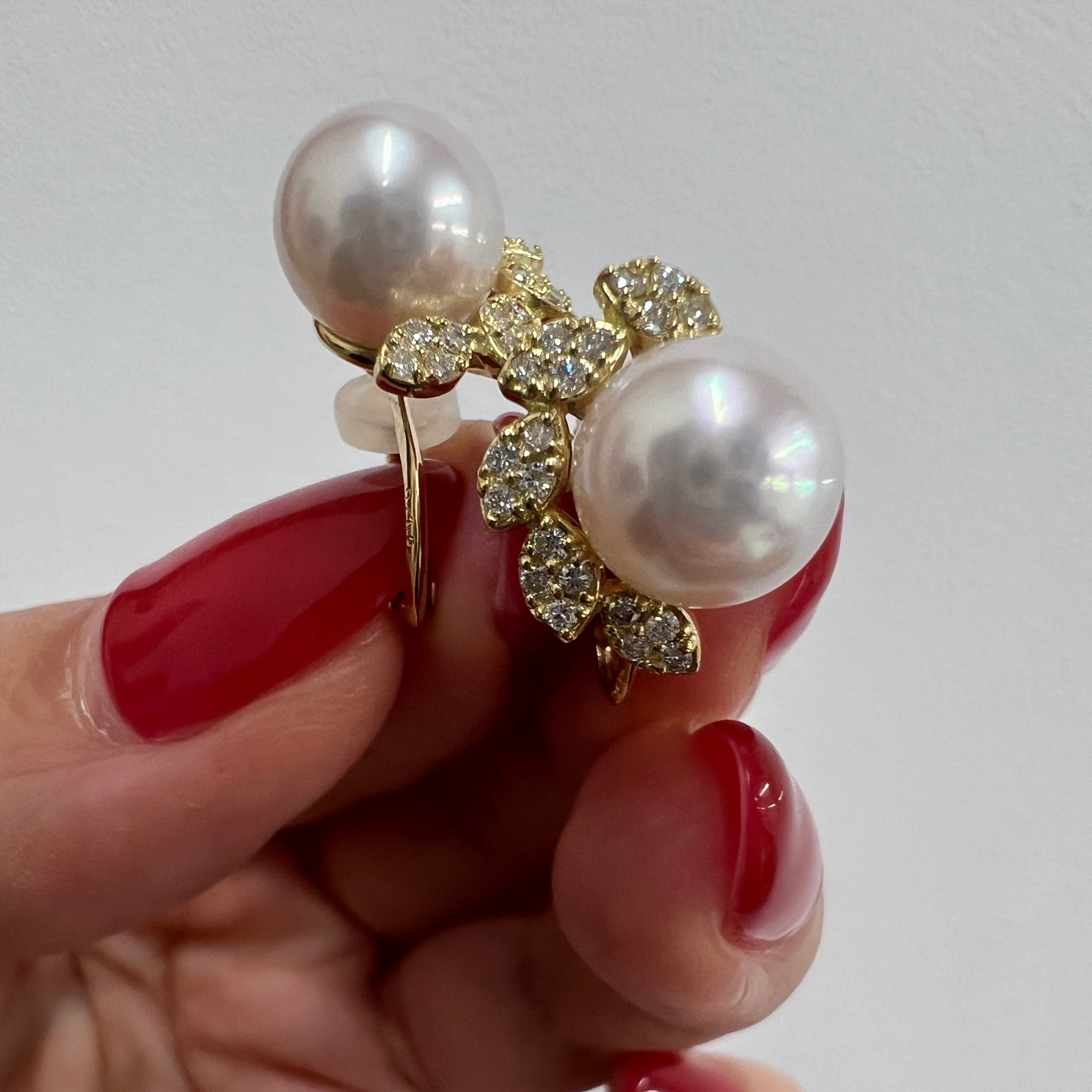 ［アマリリス］ピアス あこや真珠8mｍ｜A Jewelry Box 公式通販サイト