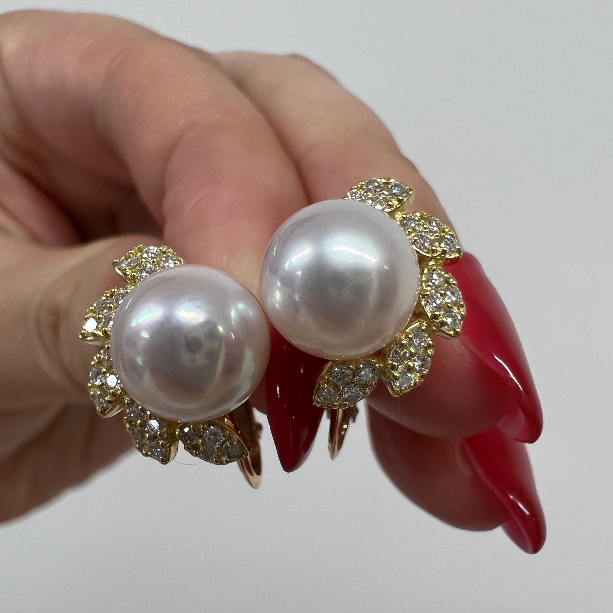 ［アマリリス］ピアス あこや真珠8mｍ｜A Jewelry Box 公式通販サイト