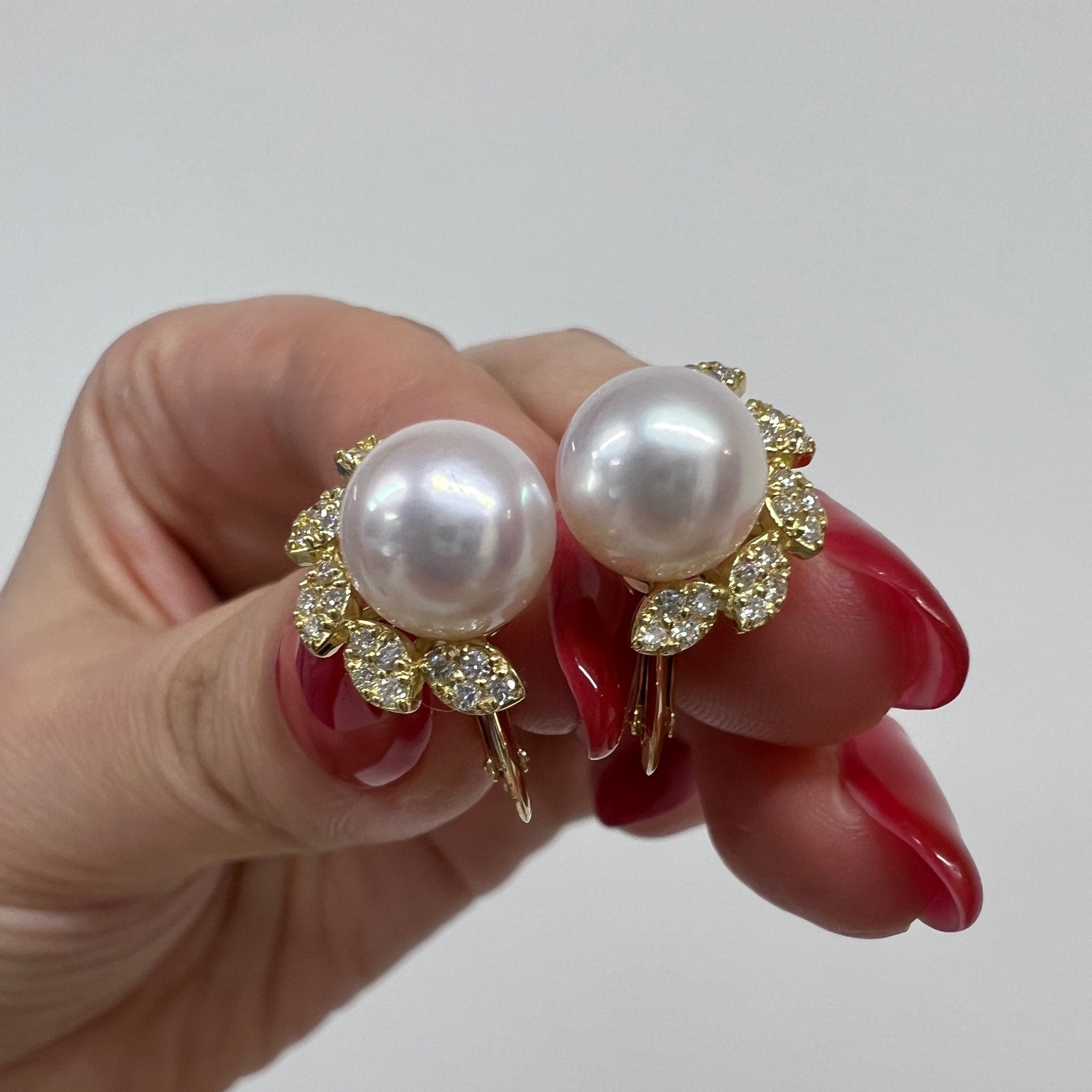 ［アマリリス］ピアス あこや真珠8mｍ｜A Jewelry Box 公式通販サイト