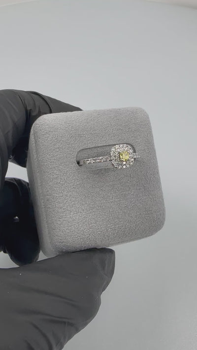 ［ジョーヌ］リング ファンシーインテンスイエローダイヤ SQ 0.13ct前後｜A Jewelry Box 公式通販サイト