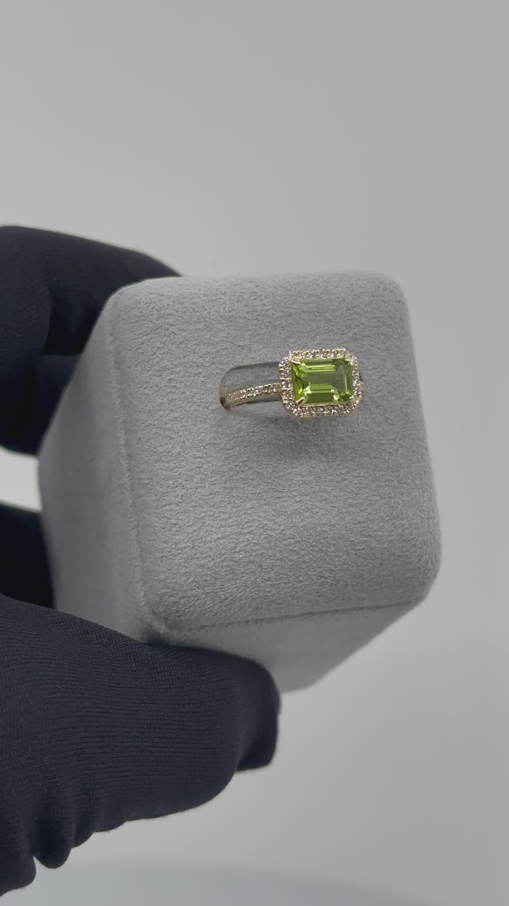 ベイビーマドンナ］リング ペリドット/ロンドンブルートパーズ | A