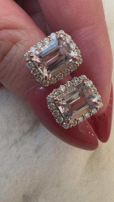 モルガナイト　EM角ピアス｜A Jewelry Box 公式通販サイト
