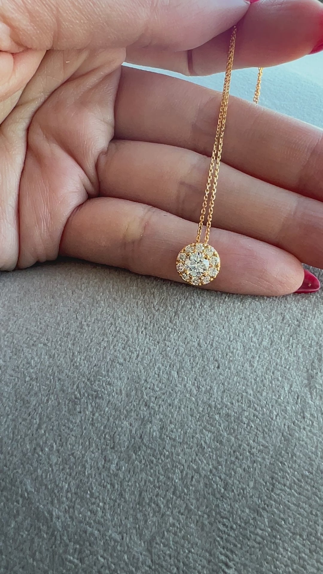 中石0.3ポインターシリーズパヴェネックレス｜A Jewelry Box 公式通販サイト