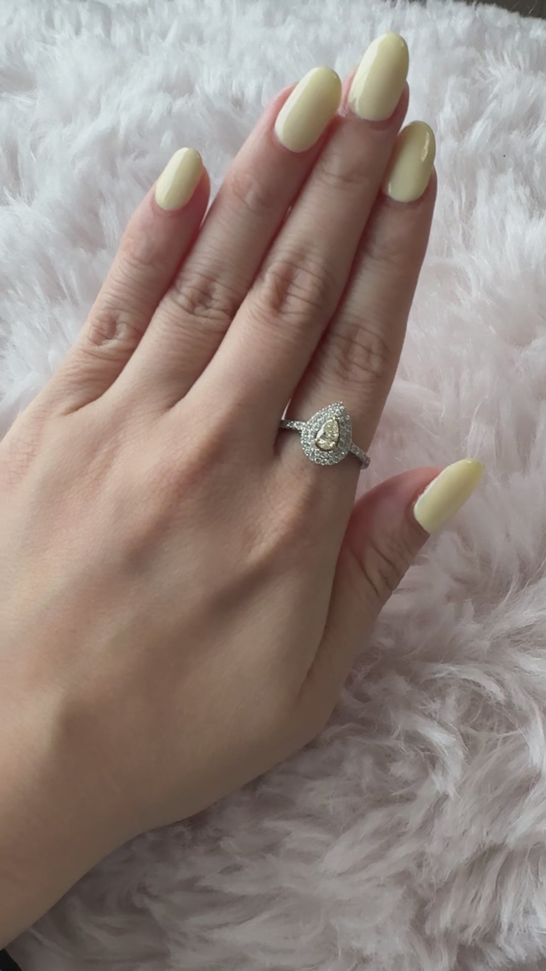 ポワール］リング ライトイエローダイヤ | A Jewelry Box公式サイト