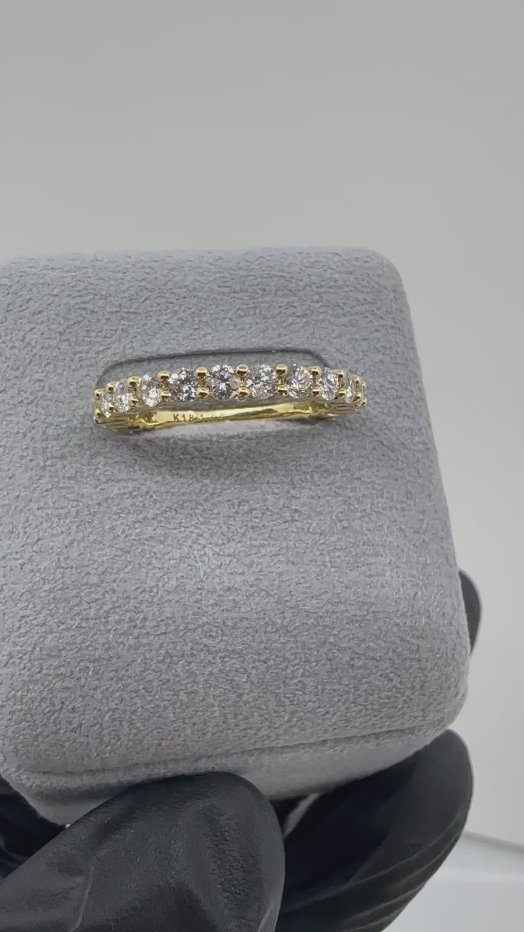 スクレ］ ダイヤモンドハーフエタニティリング | A Jewelry Box公式