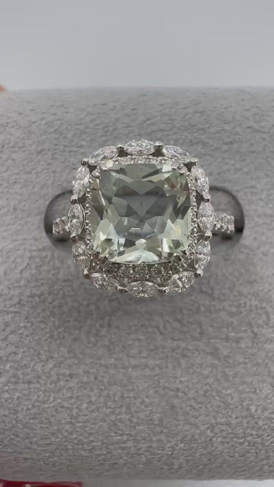 【マドンナリリー】リング ライトアメジスト/グリーンアメジスト｜A Jewelry Box 公式通販サイト
